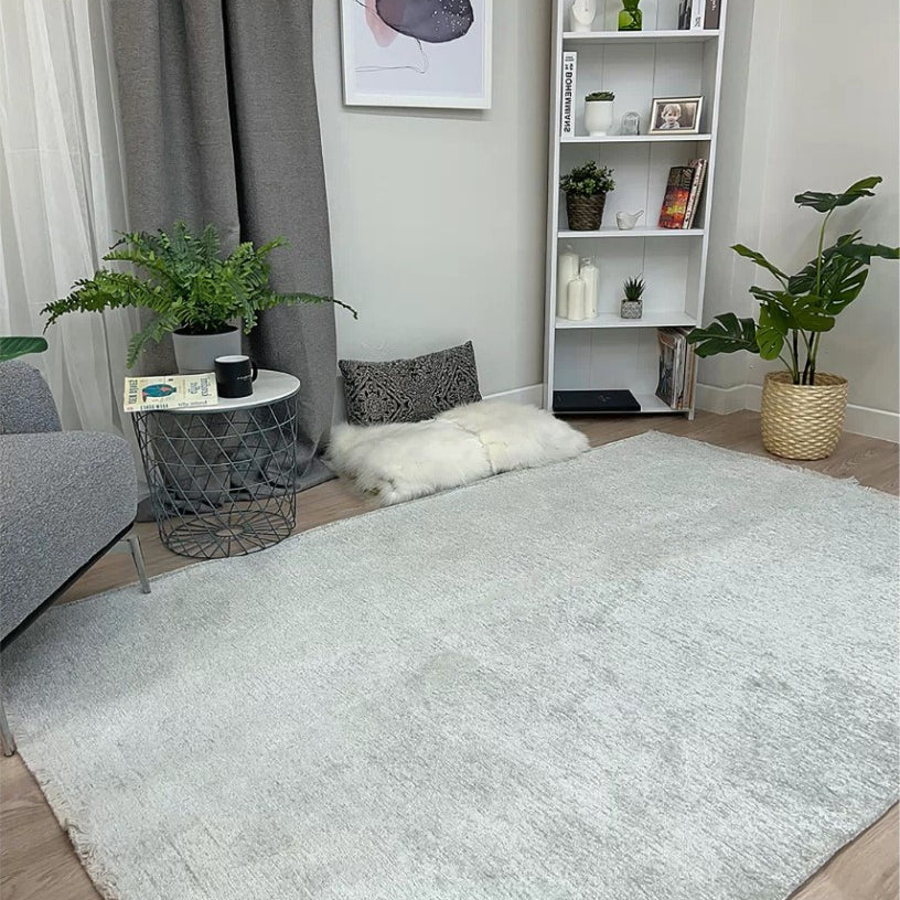 Boho Gray Flatweave Area Rug