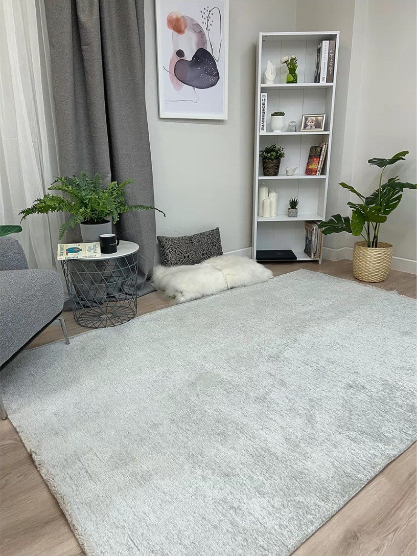Boho Gray Flatweave Area Rug