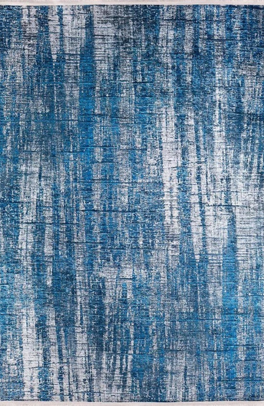 Alara Abstract Blue Modern Rug