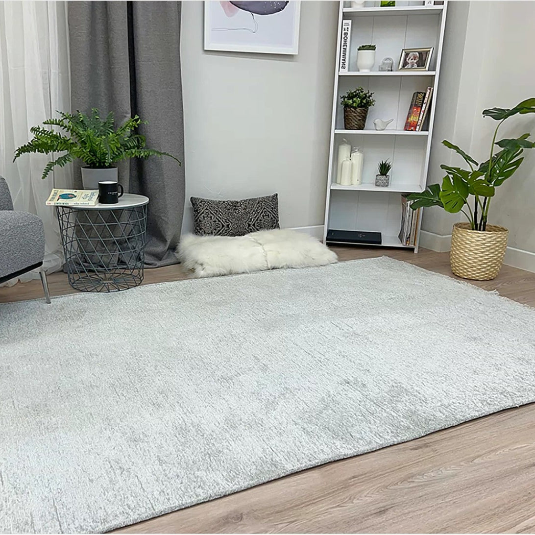 Boho Gray Flatweave Area Rug