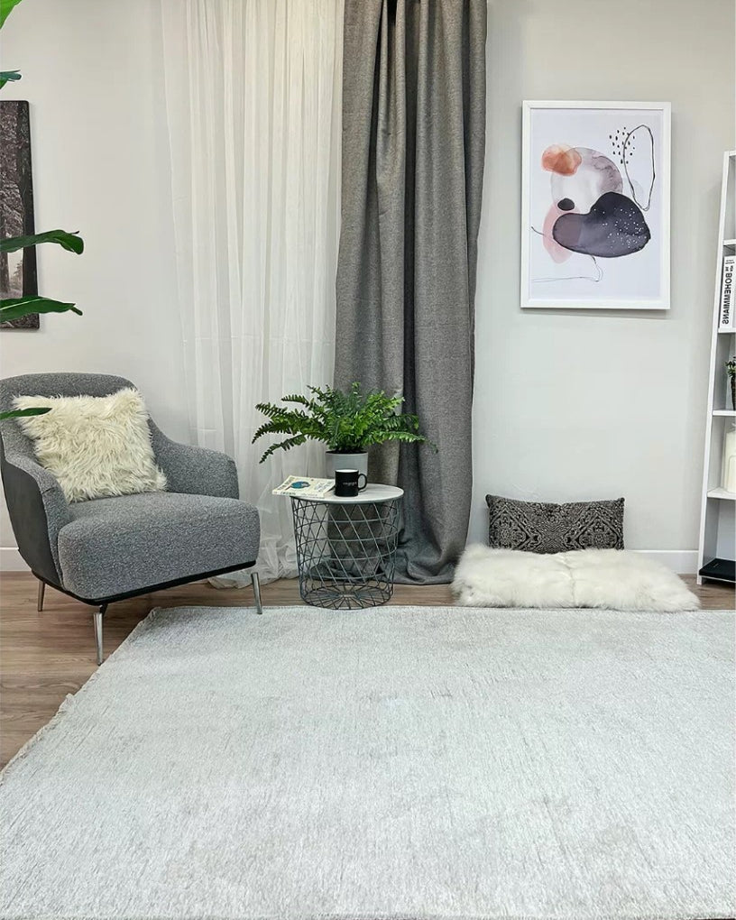 Boho Gray Flatweave Area Rug