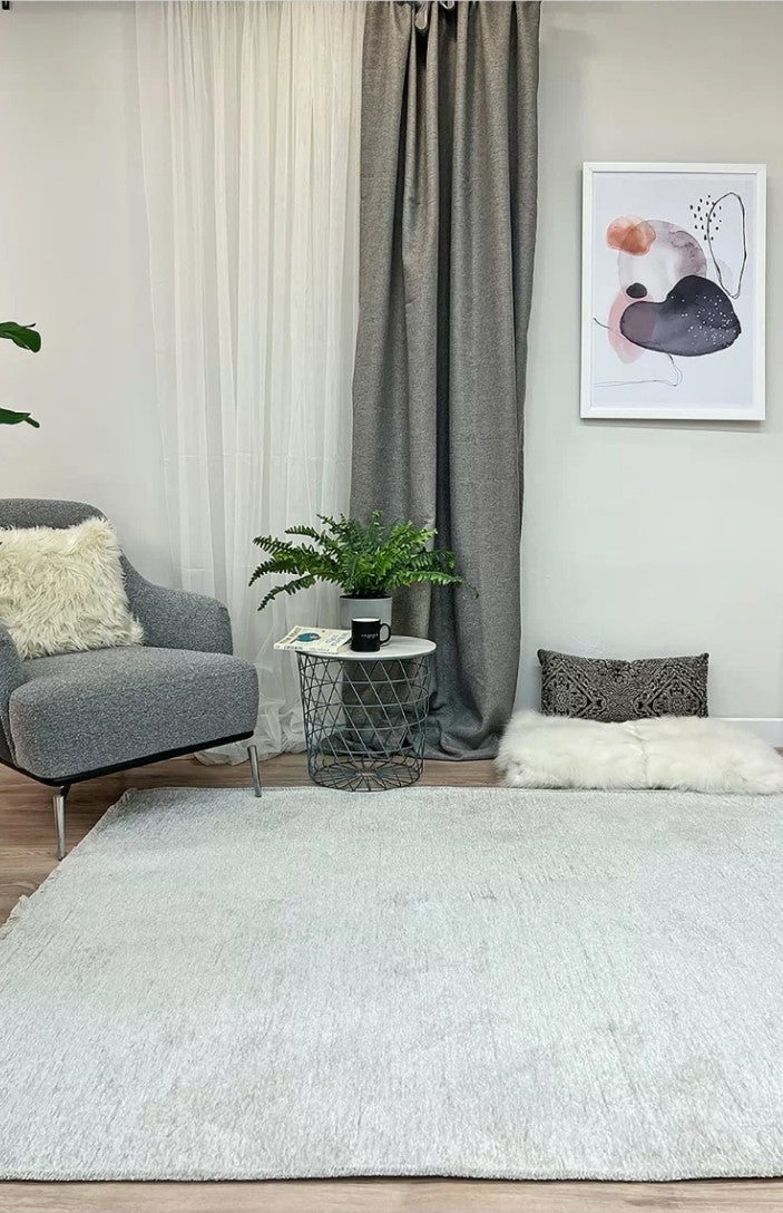 Boho Gray Flatweave Area Rug