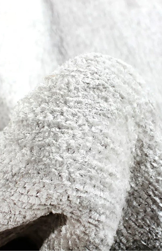 Boho Gray Flatweave Area Rug