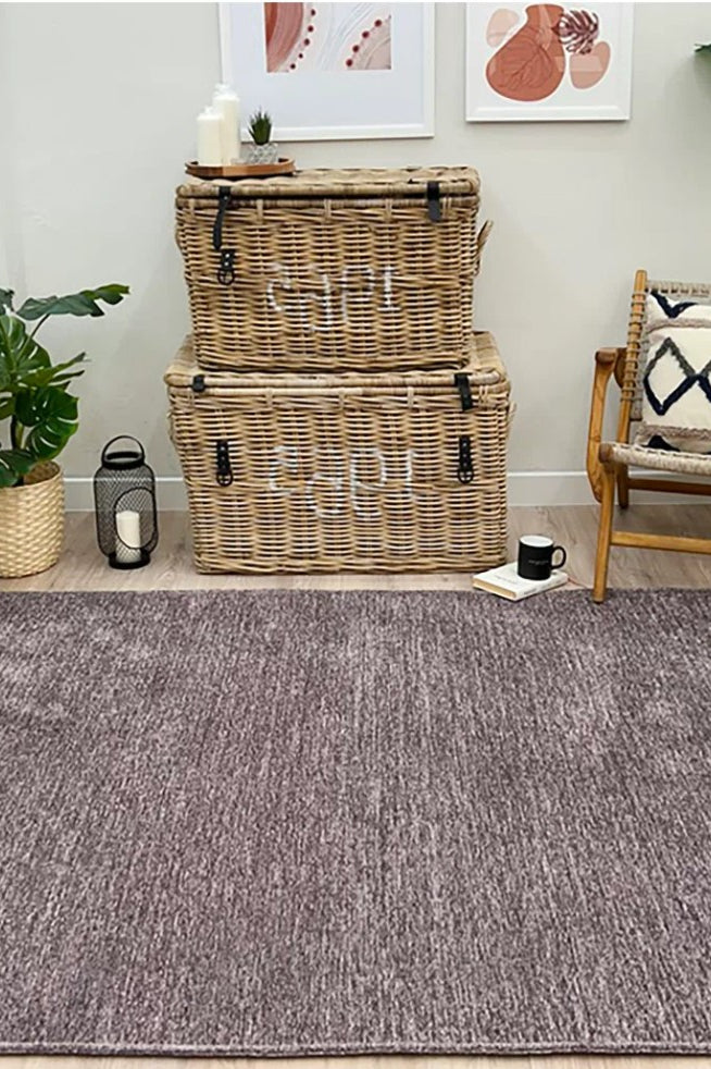 Boho Flatweave Rug, Soft Plain Minimalist Modern Home Décor Boho Chic Area Rugs Runner