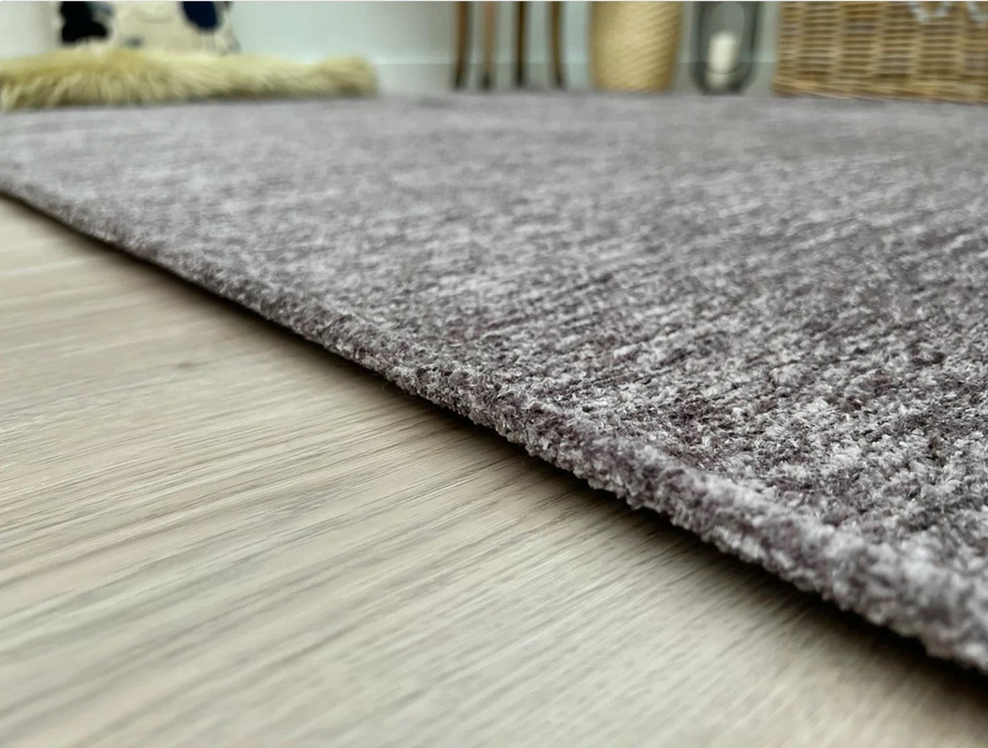 Boho Flatweave Rug, Soft Plain Minimalist Modern Home Décor Boho Chic Area Rugs Runner