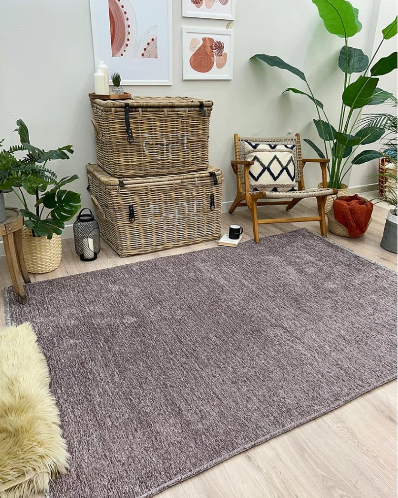 Boho Flatweave Rug, Soft Plain Minimalist Modern Home DΓ©cor Boho Chic Area Rugs Runner