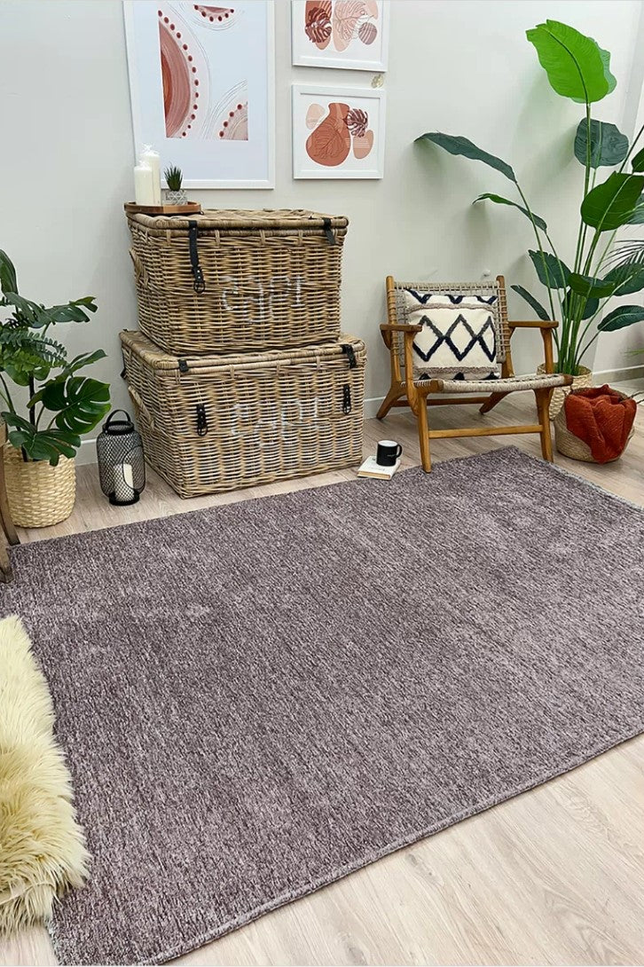 Boho Flatweave Rug, Soft Plain Minimalist Modern Home Décor Boho Chic Area Rugs Runner