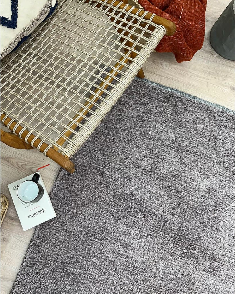 Boho Flatweave Rug, Soft Plain Minimalist Modern Home DΓ©cor Boho Chic Area Rugs Runner