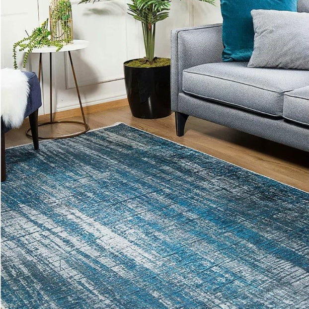 Alara Abstract Blue Modern Rug