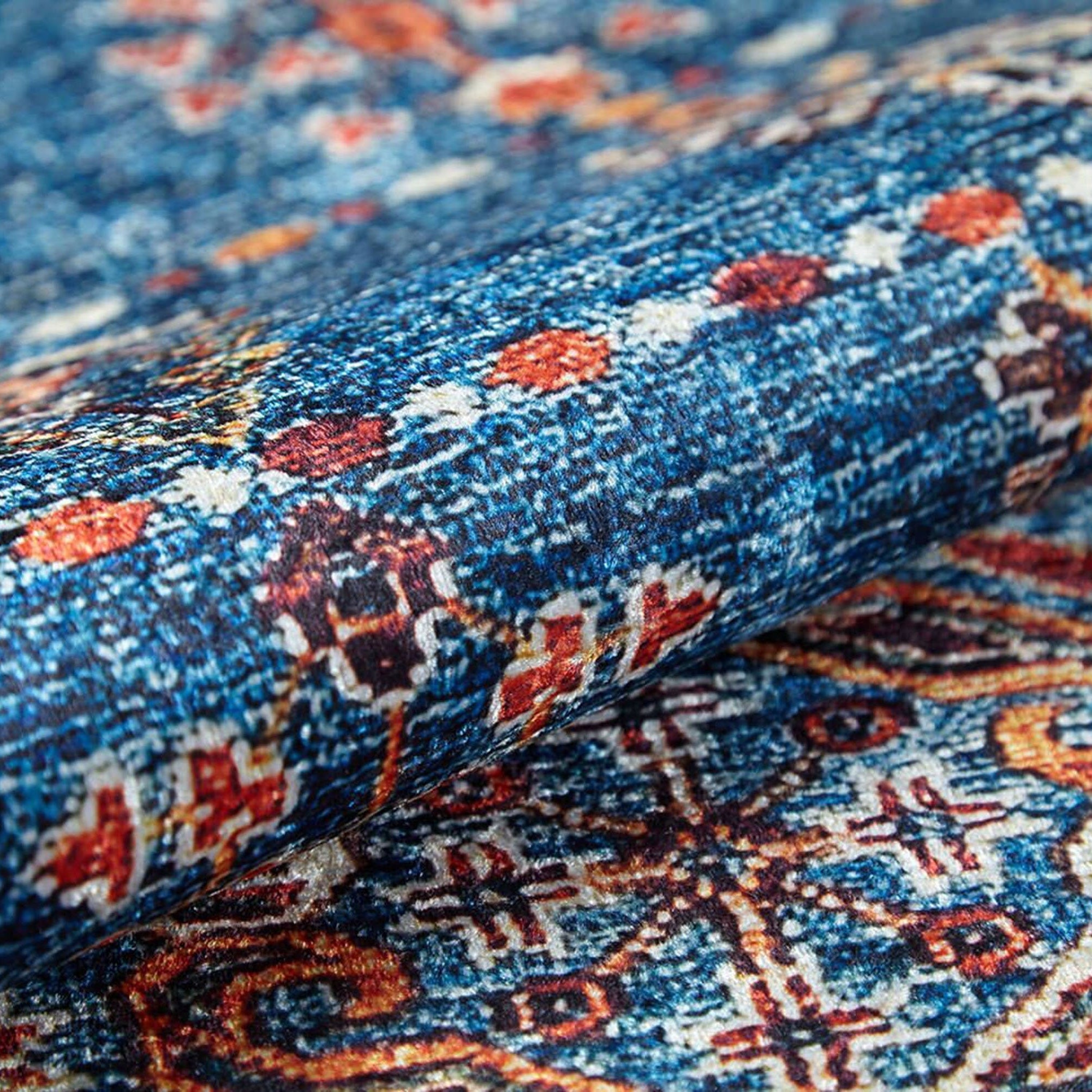 Sella Turkish Aqua Blue Rug