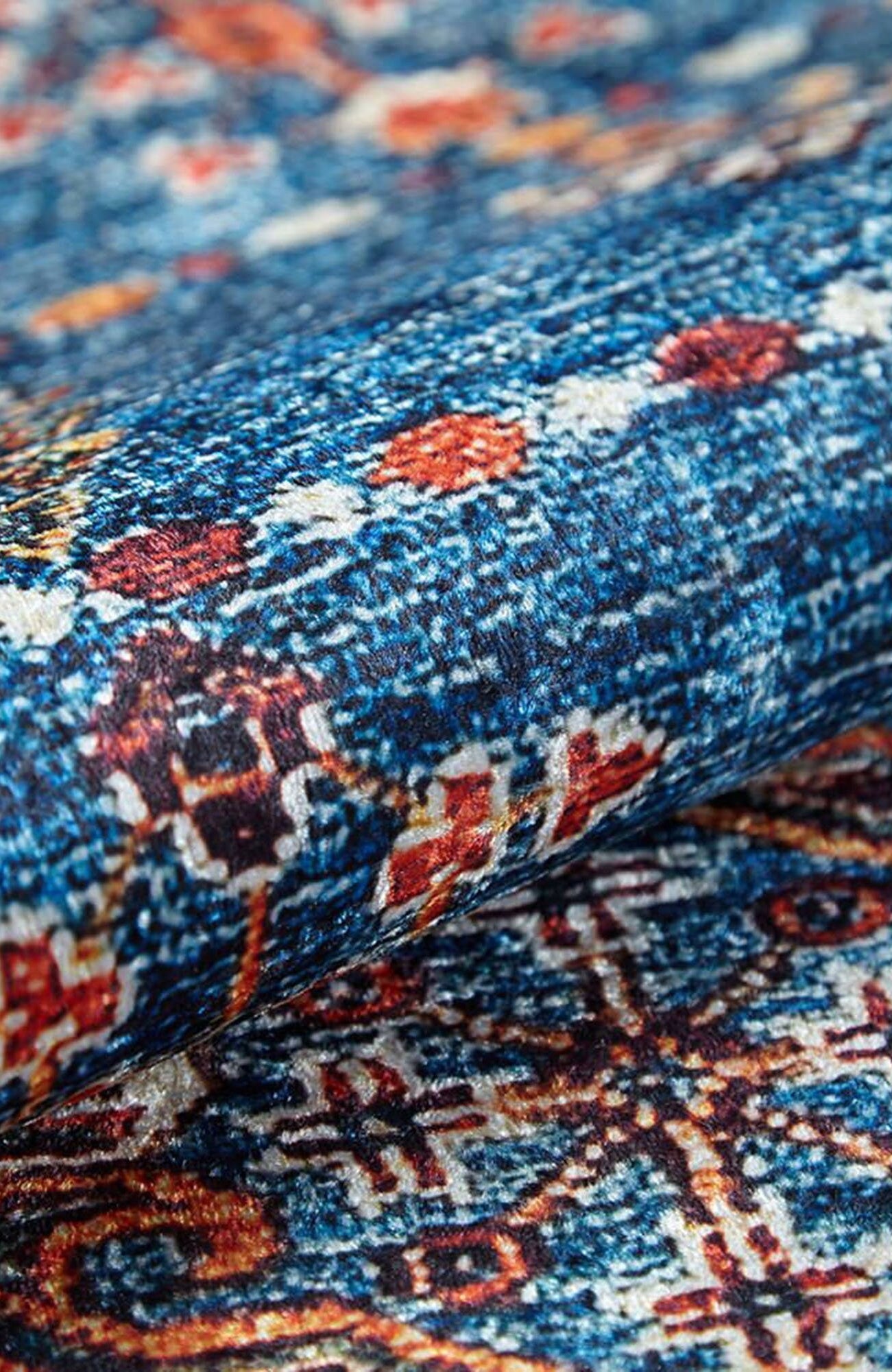 Sella Turkish Aqua Blue Rug
