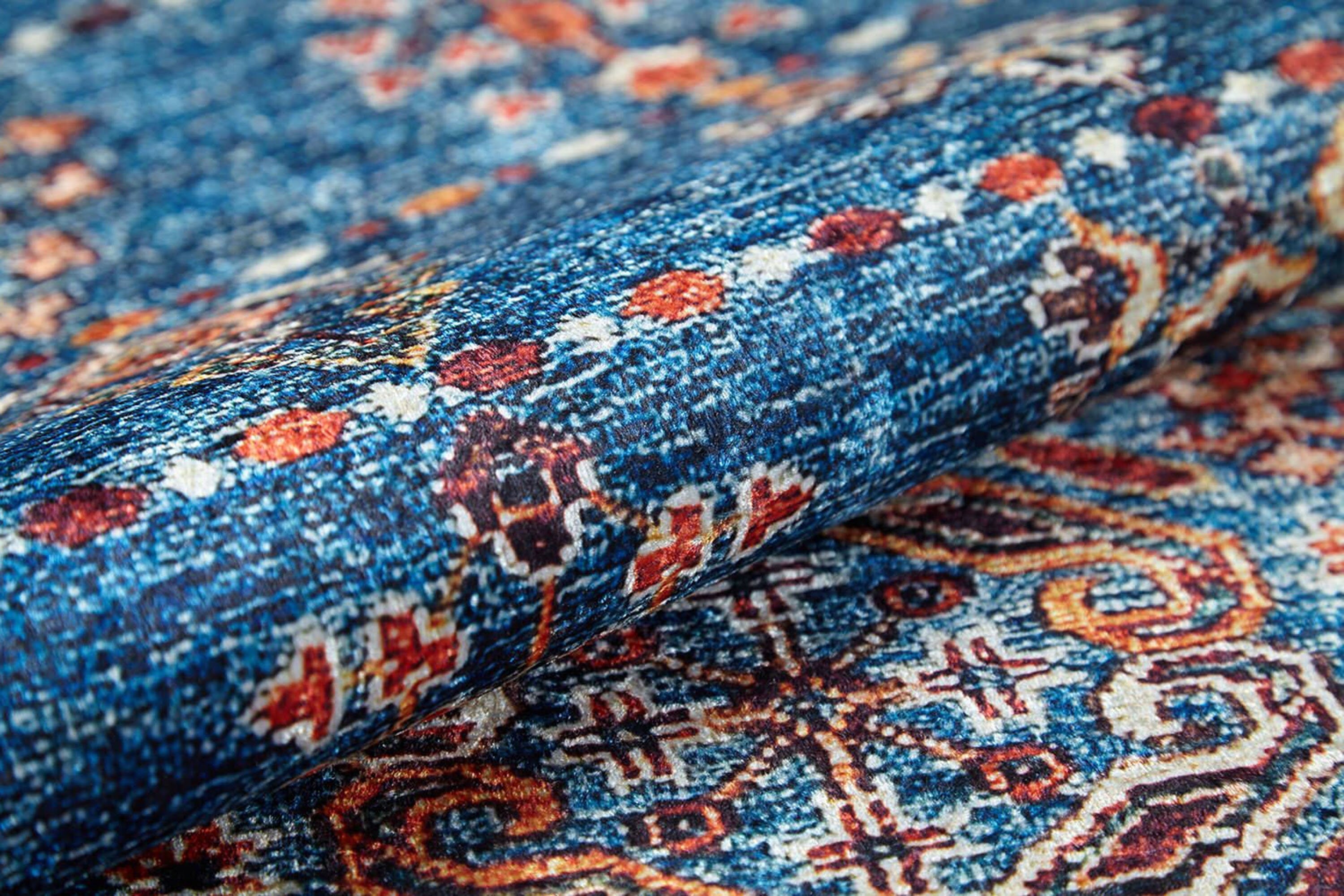 Sella Turkish Aqua Blue Rug