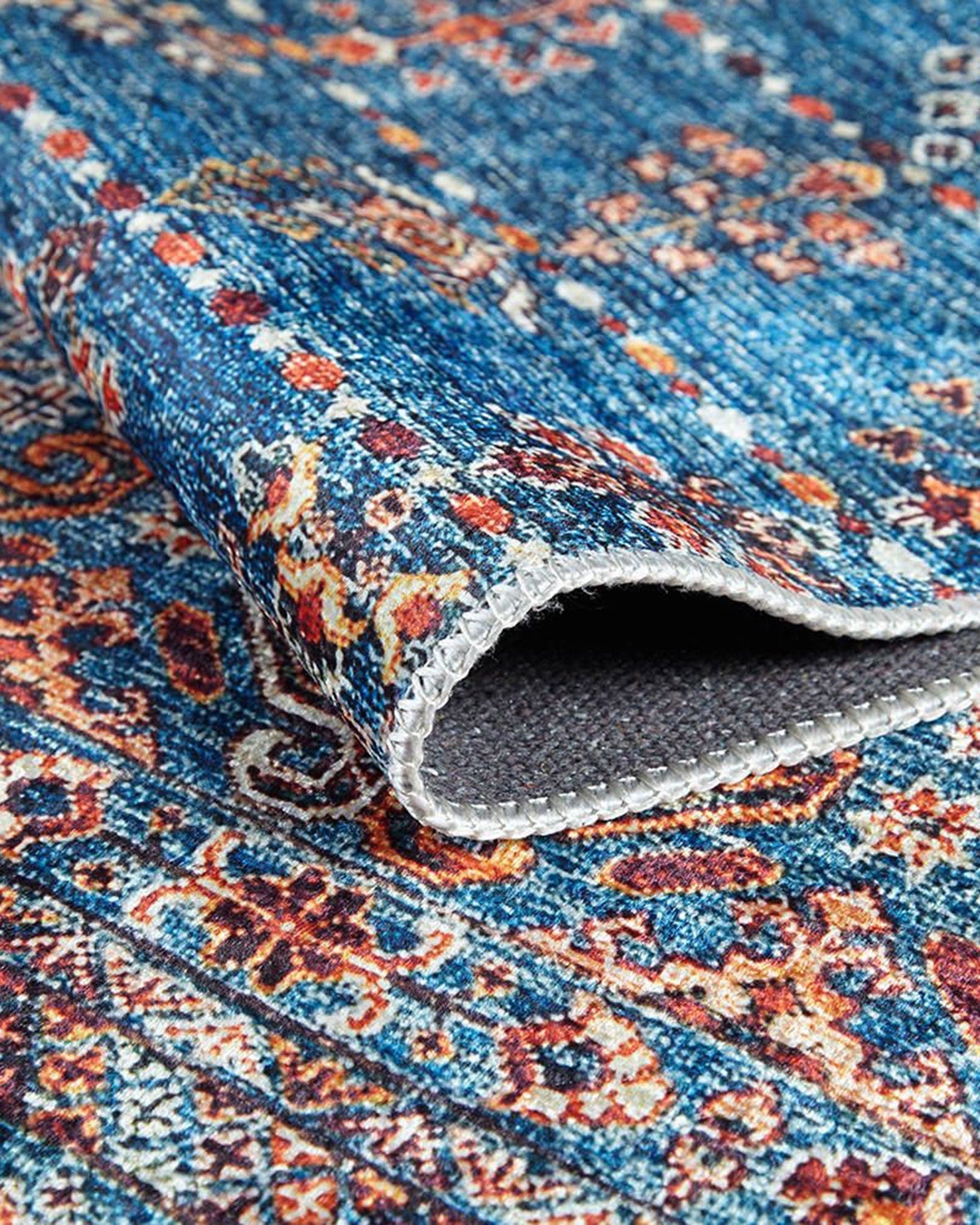 Sella Turkish Aqua Blue Rug