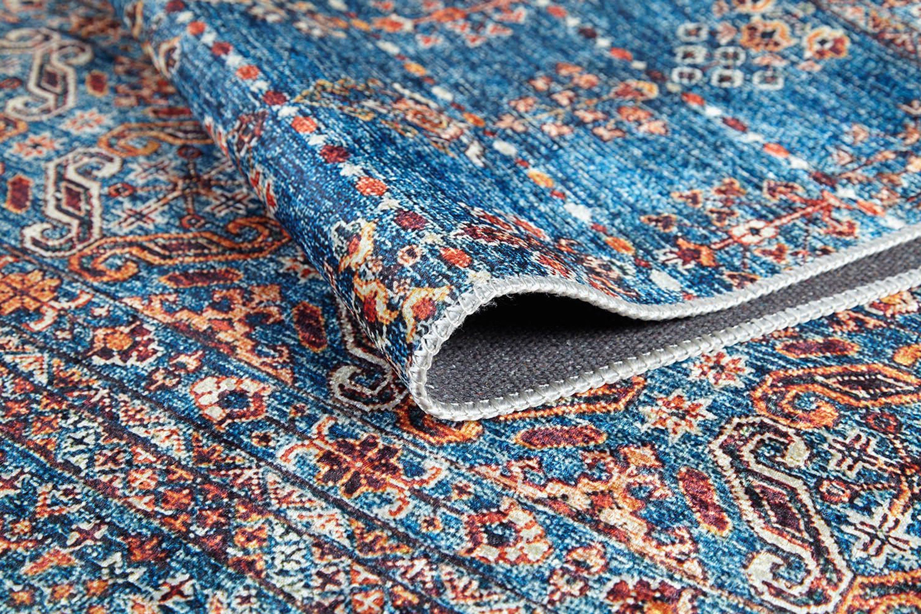 Sella Turkish Aqua Blue Rug