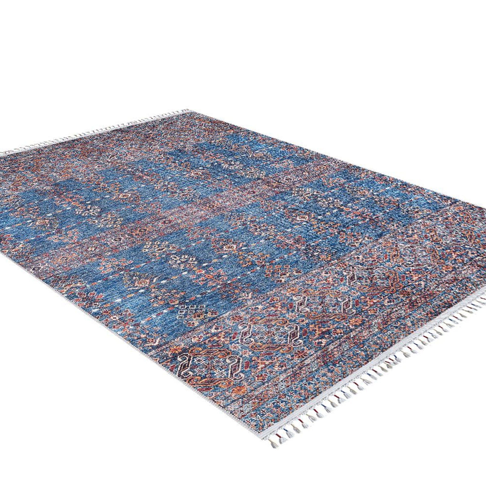 Sella Turkish Aqua Blue Rug