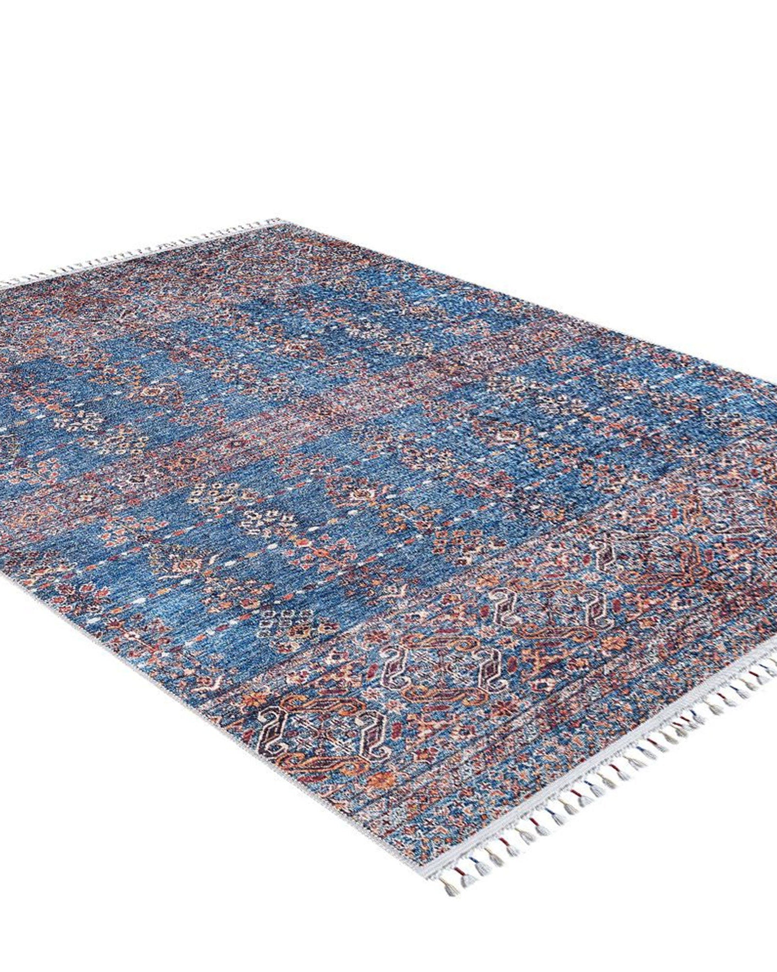 Sella Turkish Aqua Blue Rug