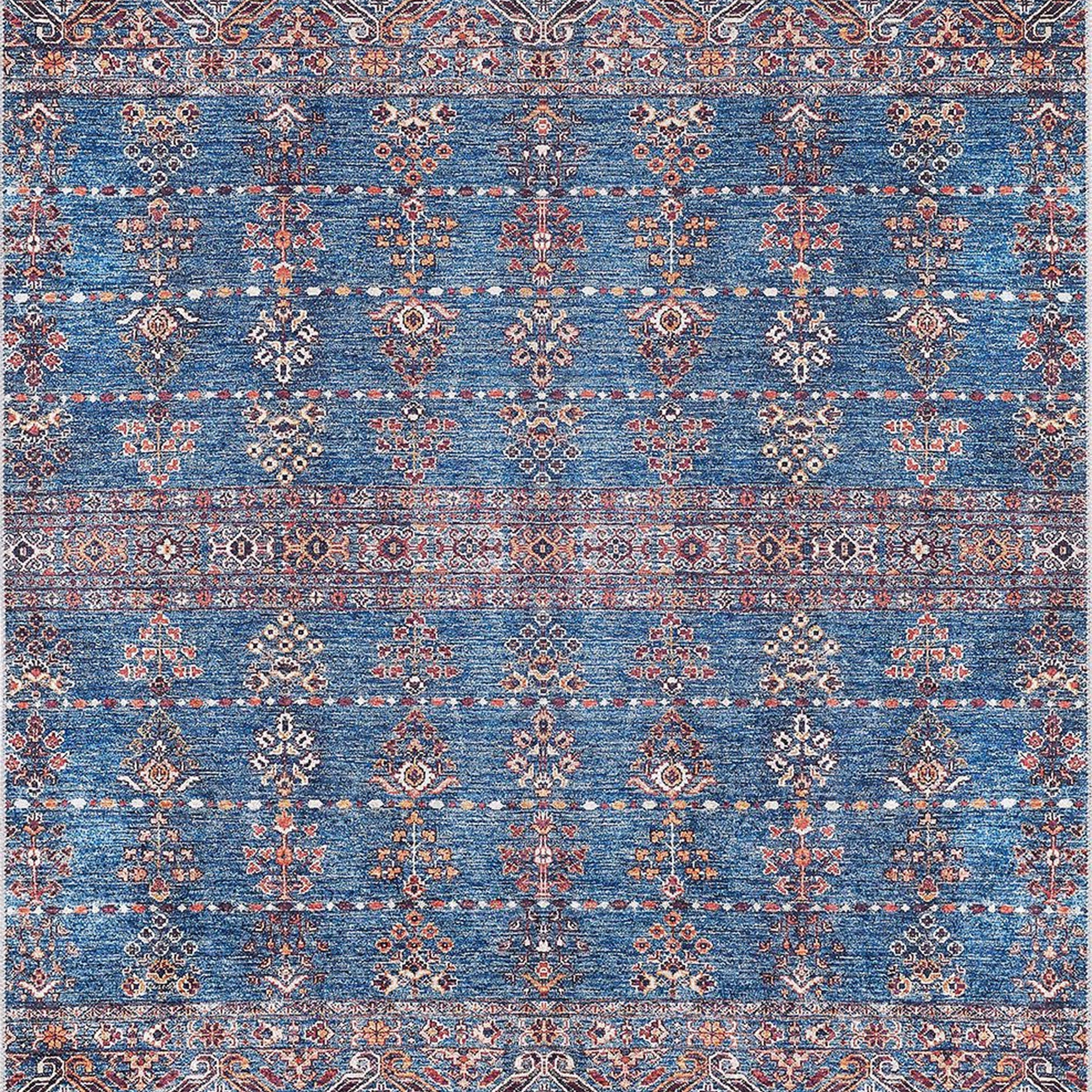 Sella Turkish Aqua Blue Rug