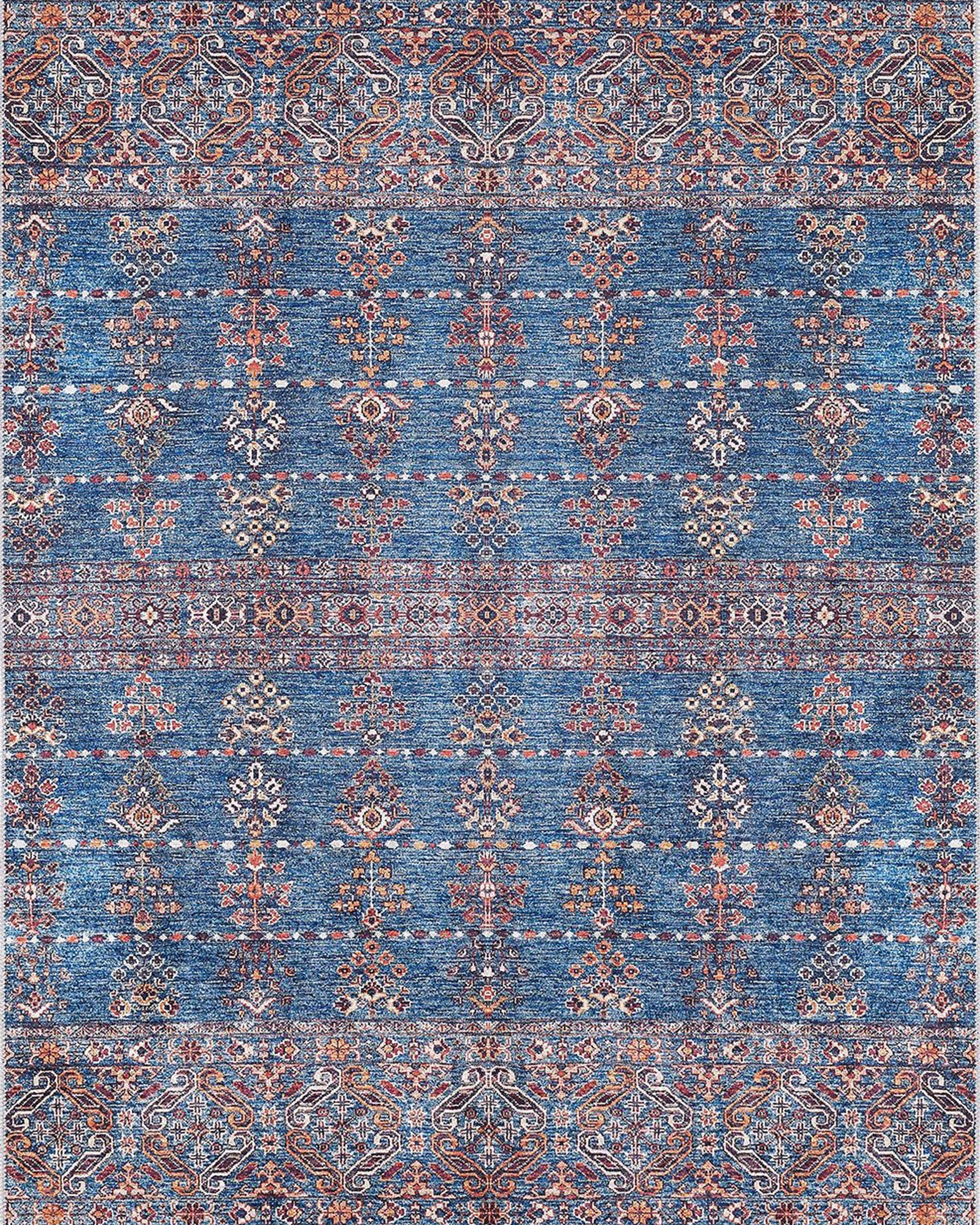 Sella Turkish Aqua Blue Rug
