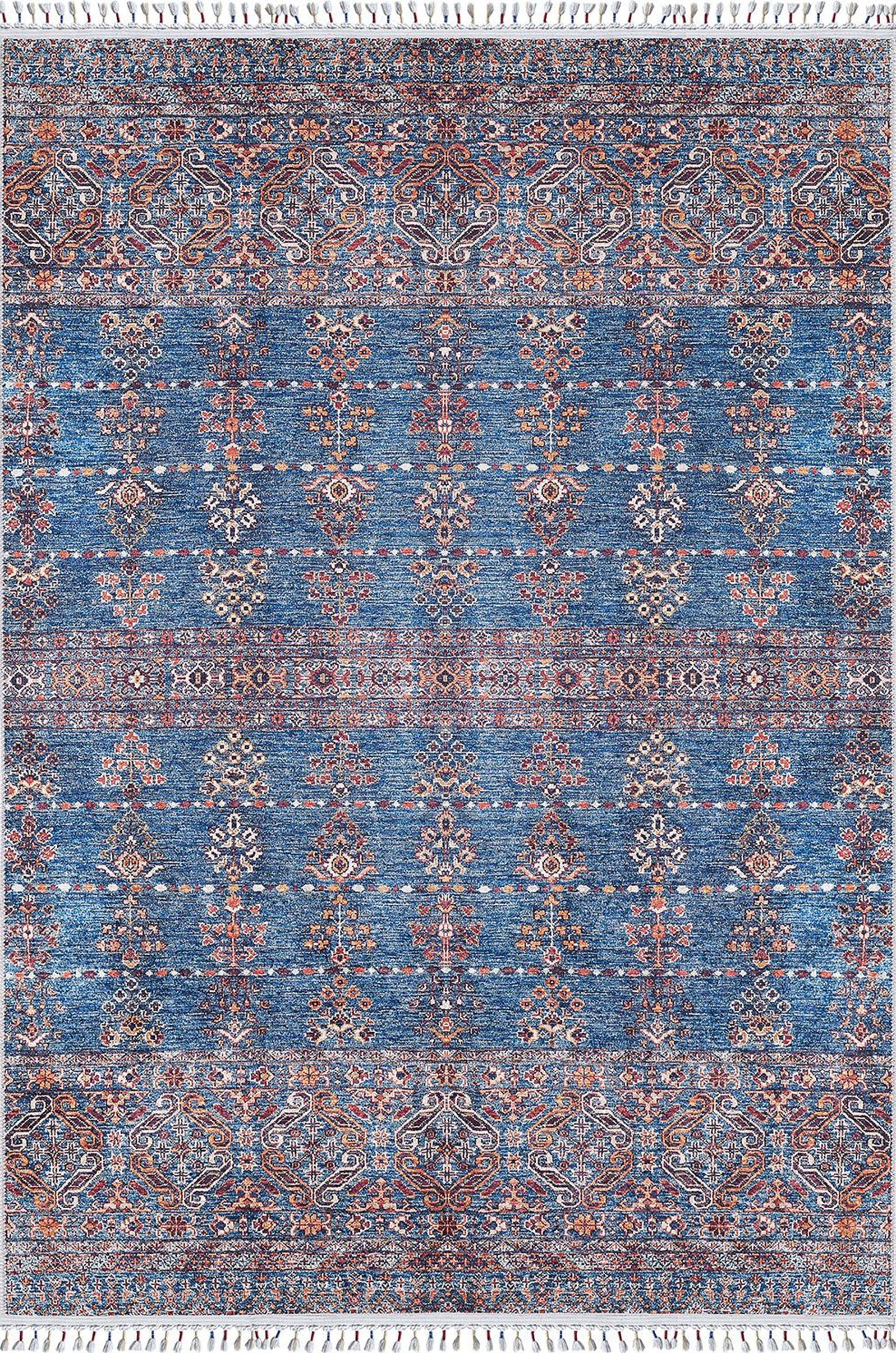 Sella Turkish Aqua Blue Rug