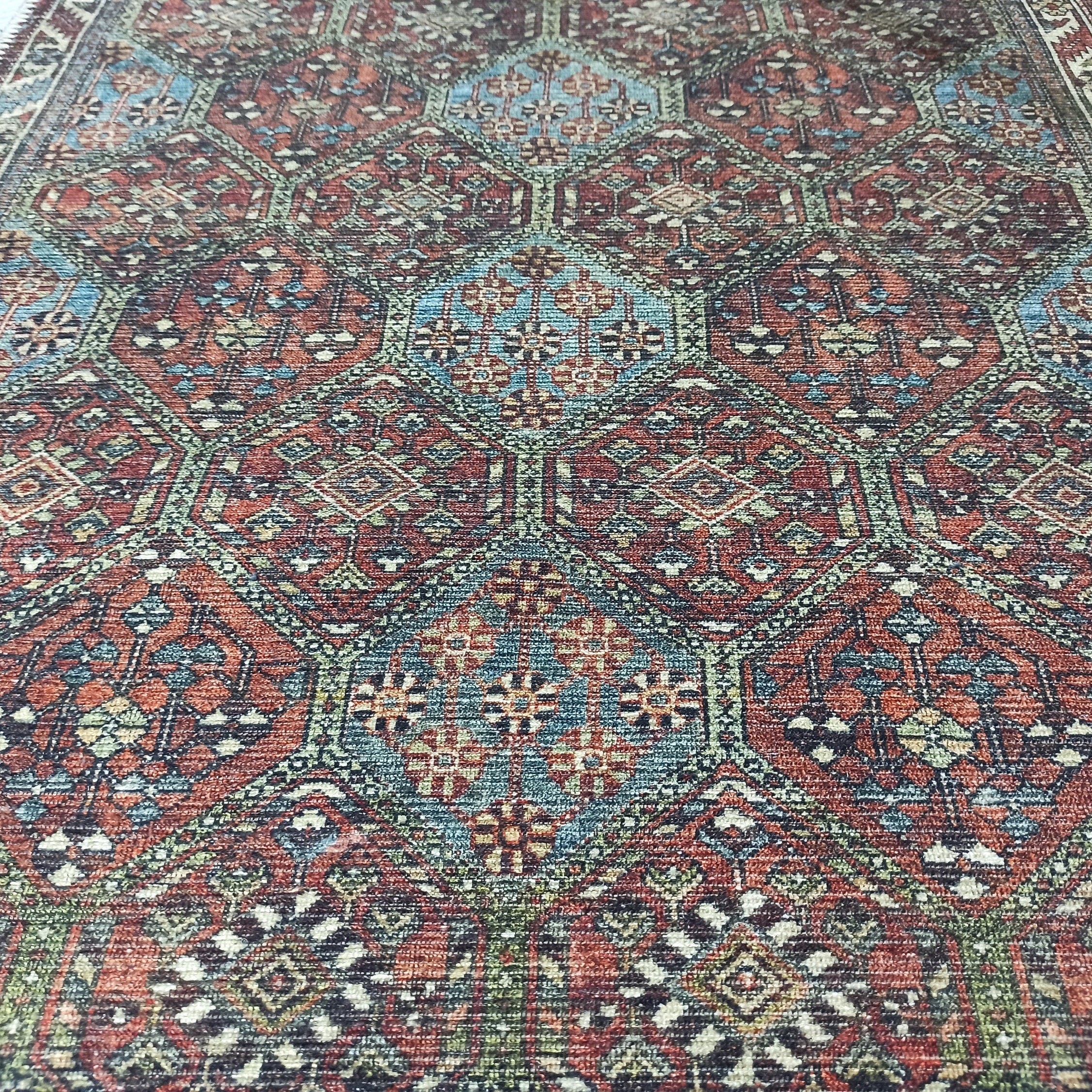 Viona Turkish Brown earth tone Oushak Rug