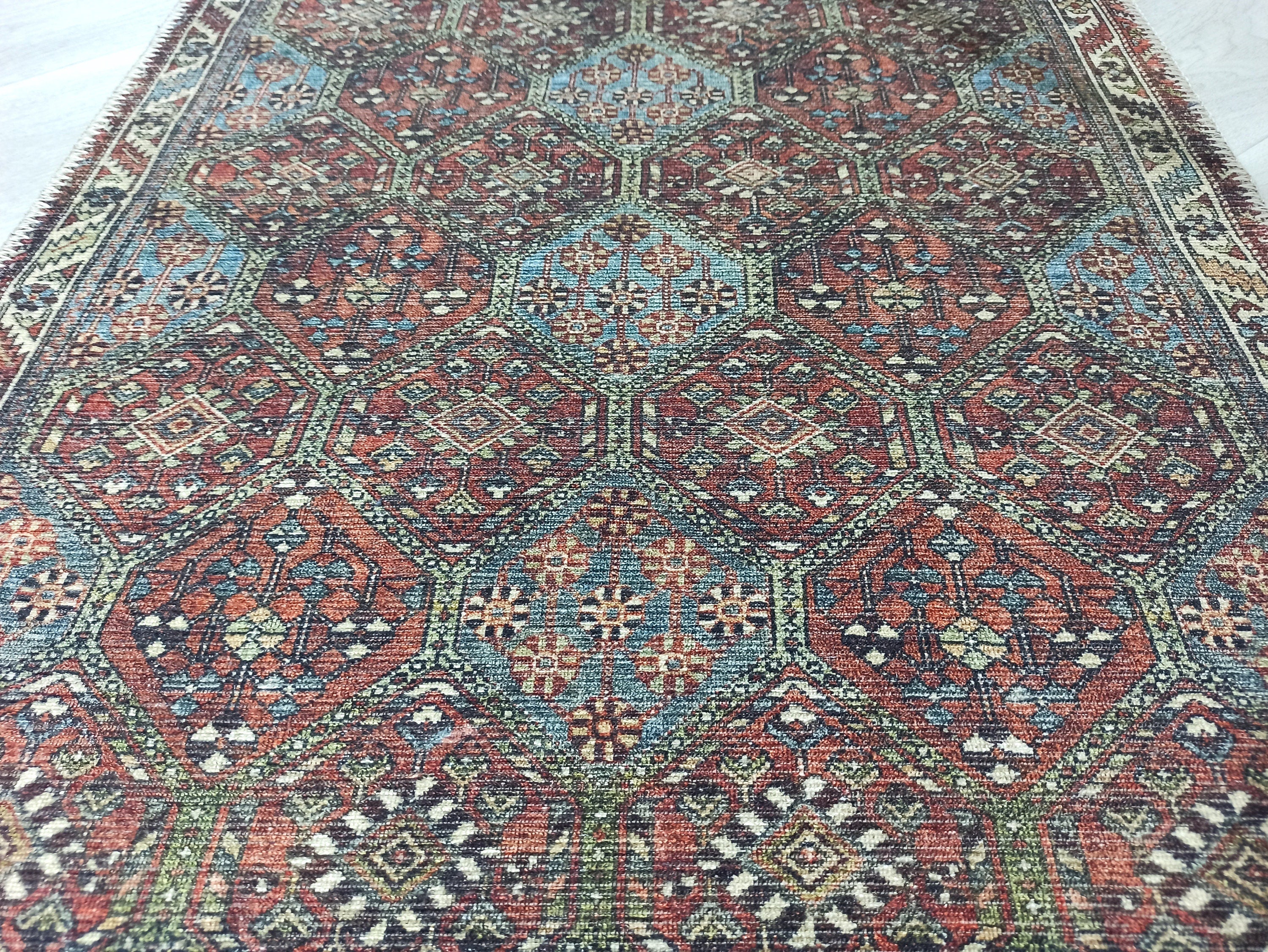 Viona Turkish Brown earth tone Oushak Rug