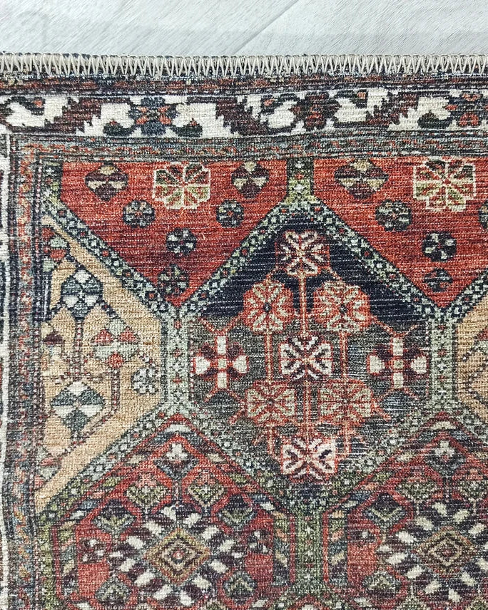 Viona Turkish Brown earth tone Oushak Rug