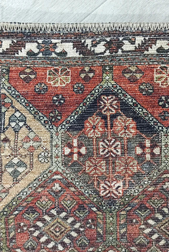 Viona Turkish Brown earth tone Oushak Rug