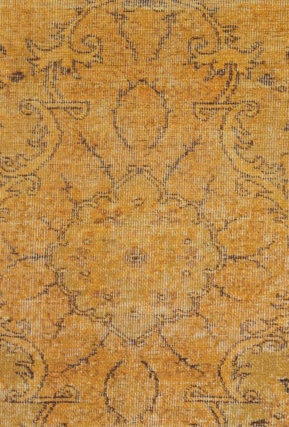 Sila Turkish Gold Orange Brown Rug