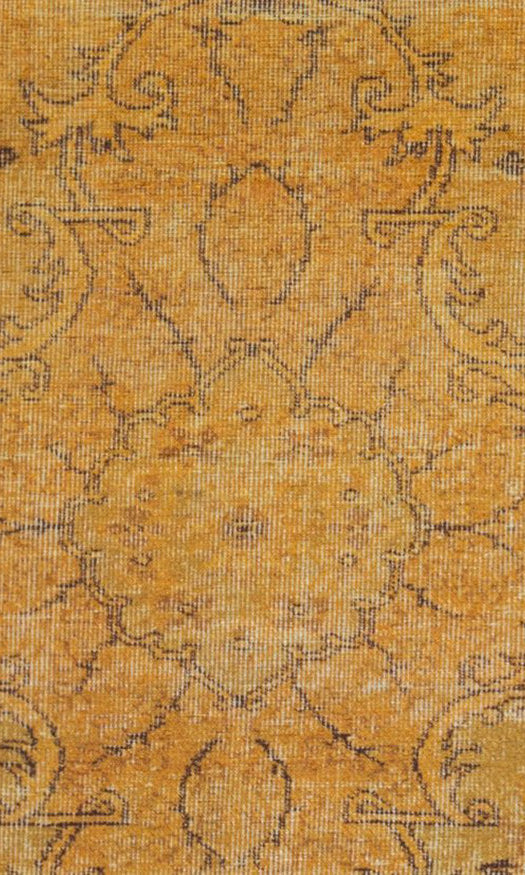 Sila Turkish Gold Orange Brown Rug