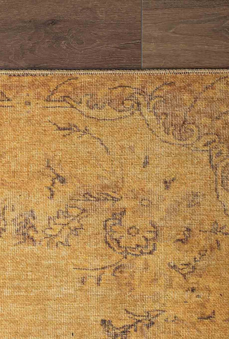 Sila Turkish Gold Orange Brown Rug