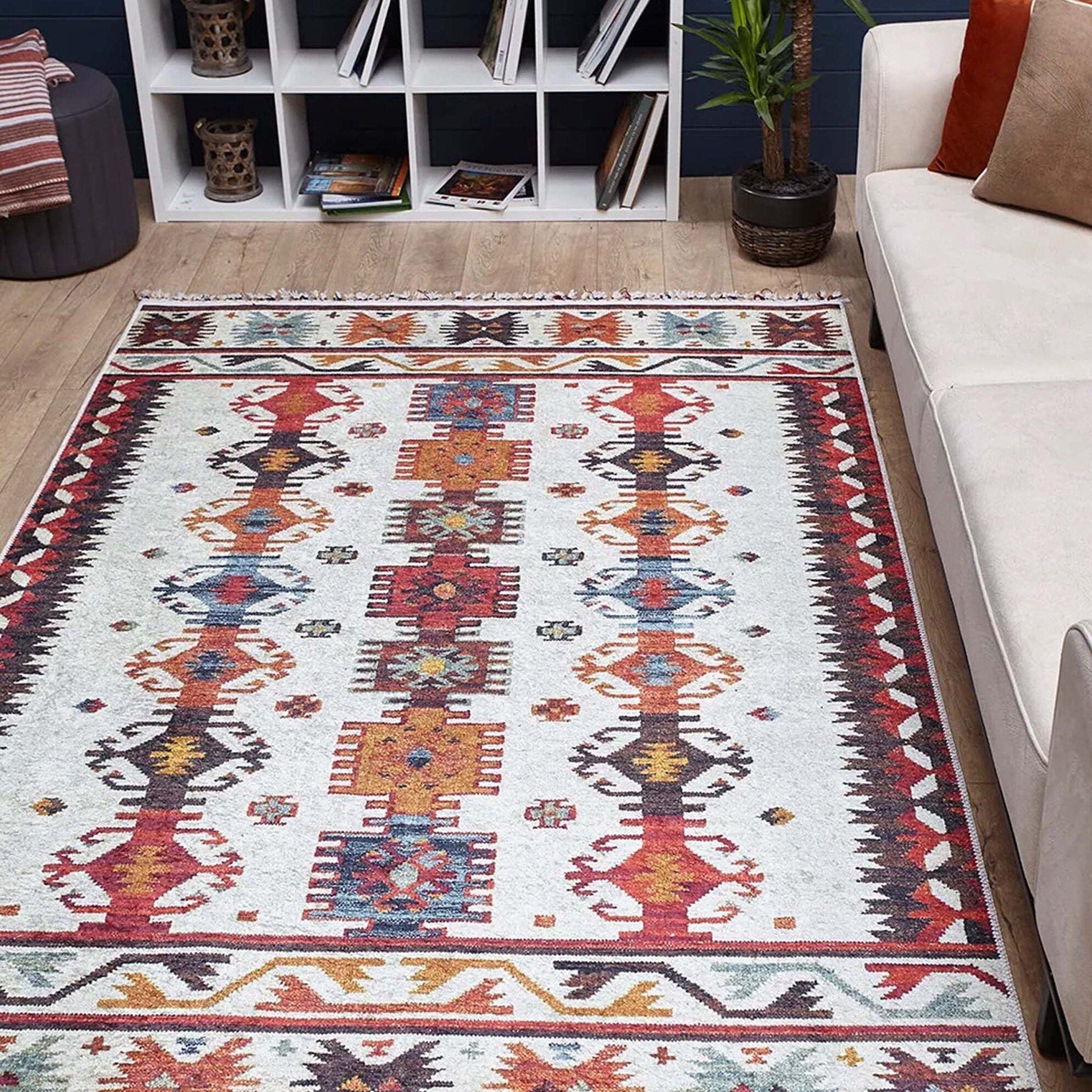Sina Southwestern Kilim Aztec Colorful Rug