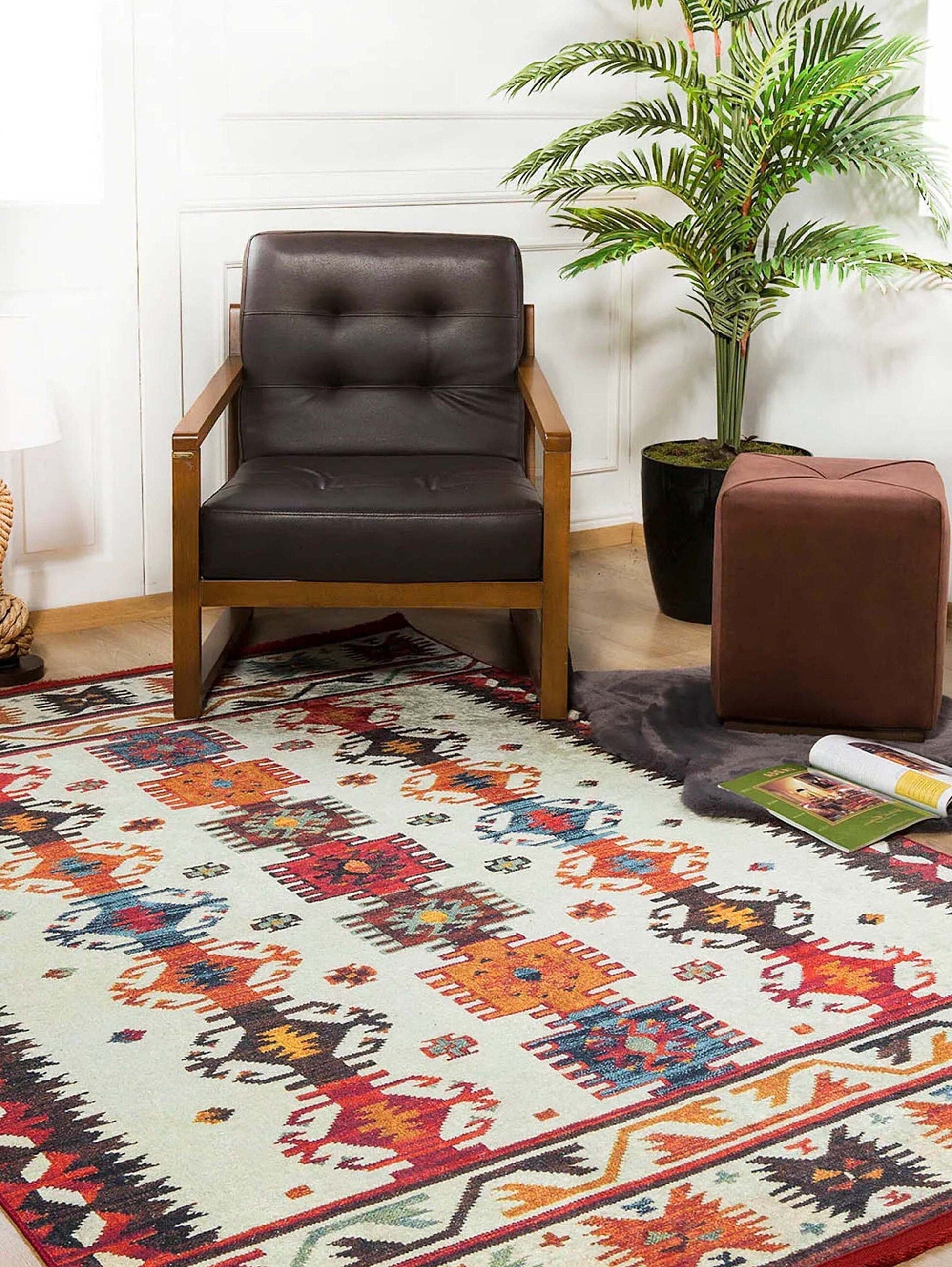 Sina Southwestern Kilim Aztec Colorful Rug