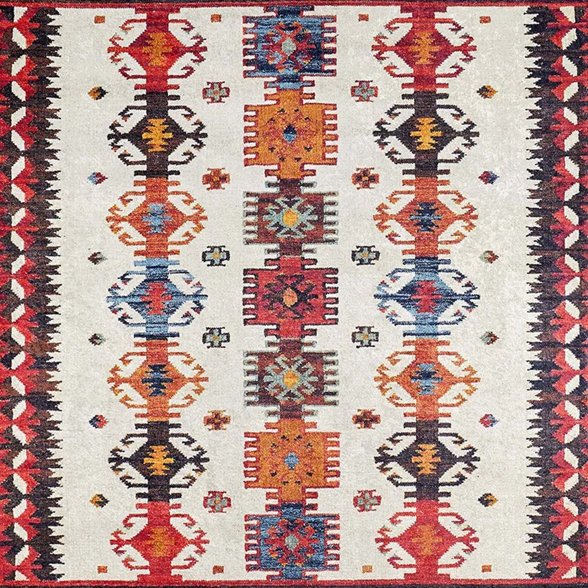 Sina Southwestern Kilim Aztec Colorful Rug