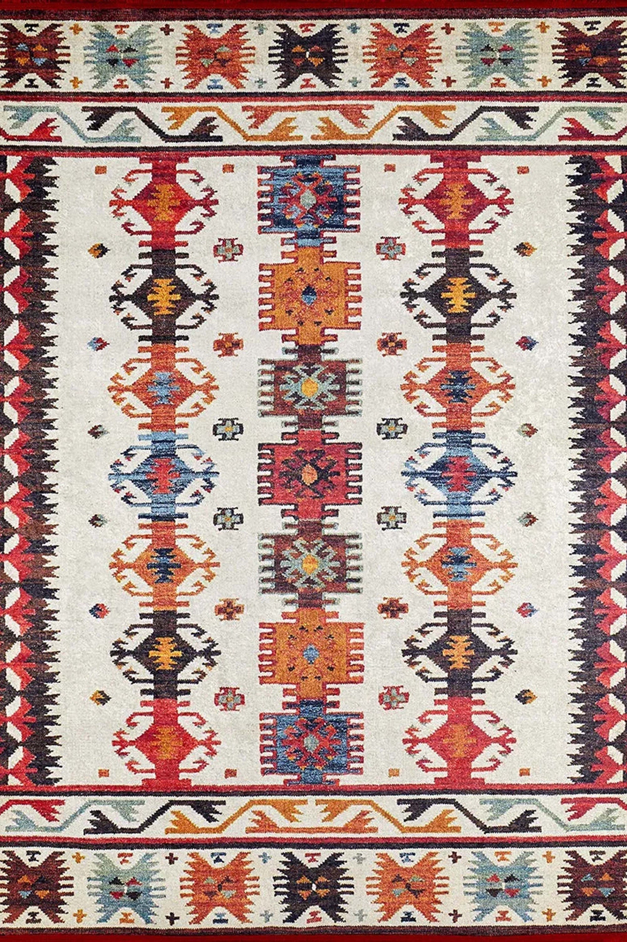 Sina Southwestern Kilim Aztec Colorful Rug