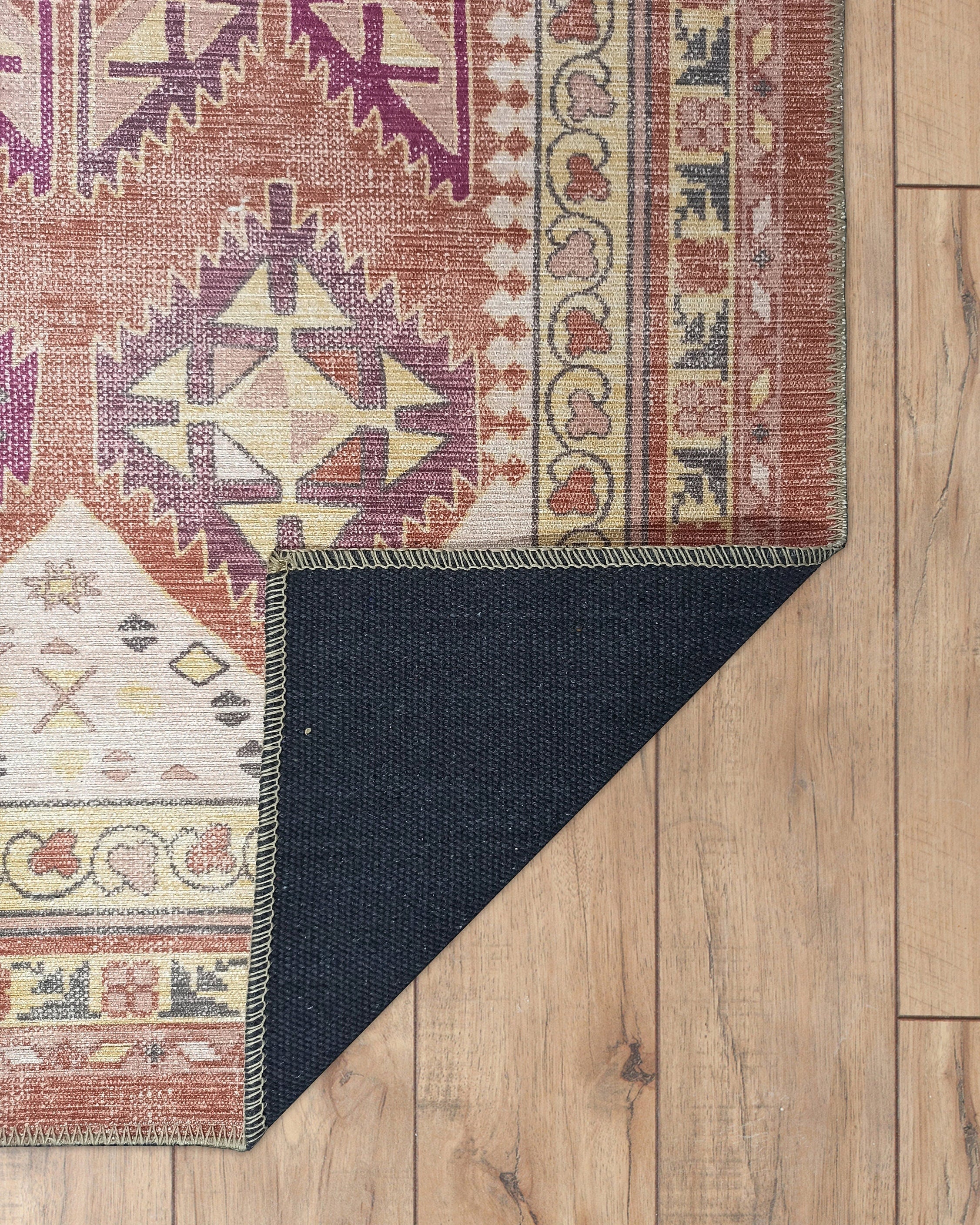 Louane Soft Herki Brown Vintage Rug