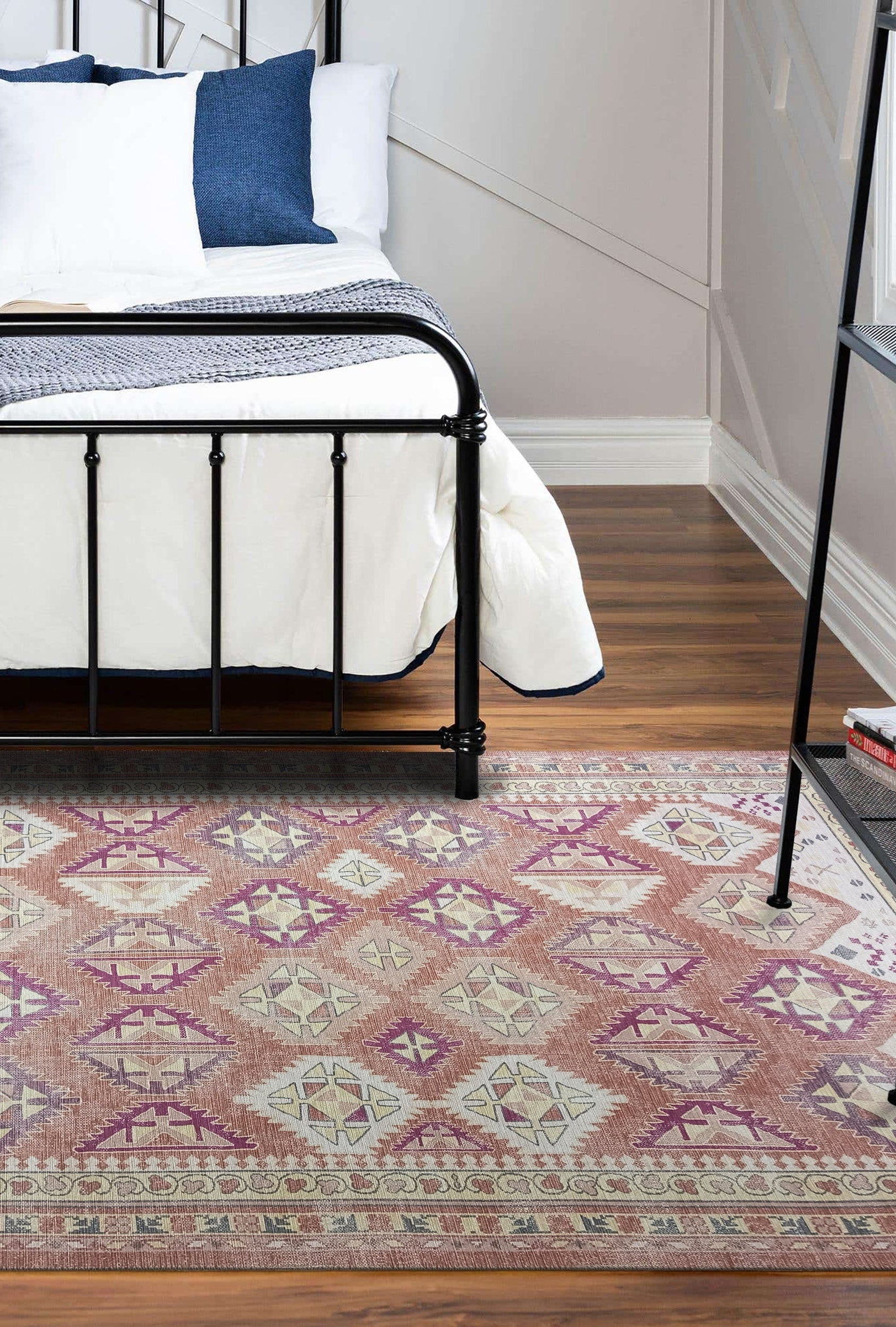 Louane Soft Herki Brown Vintage Rug