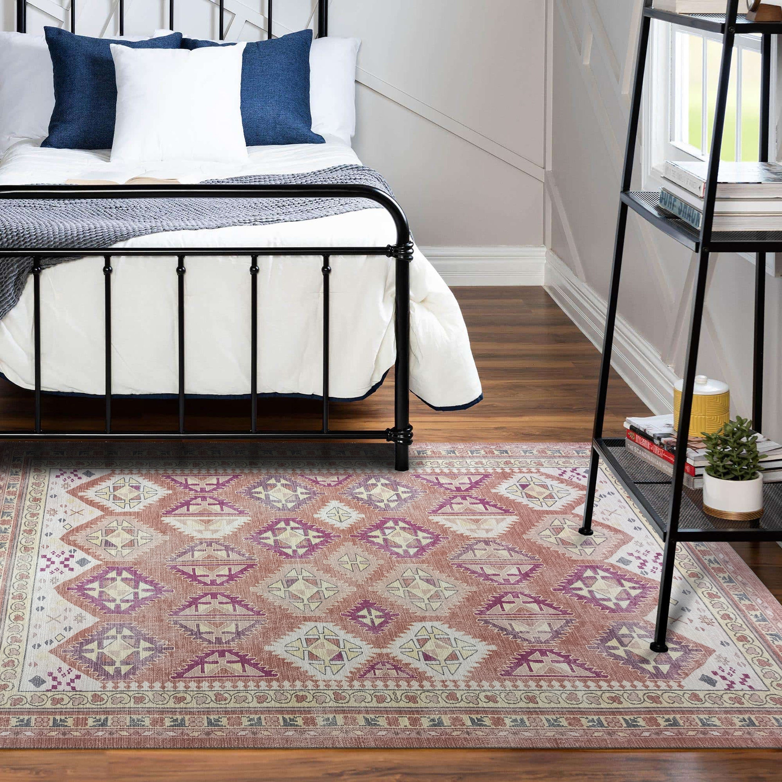 Louane Soft Herki Brown Vintage Rug