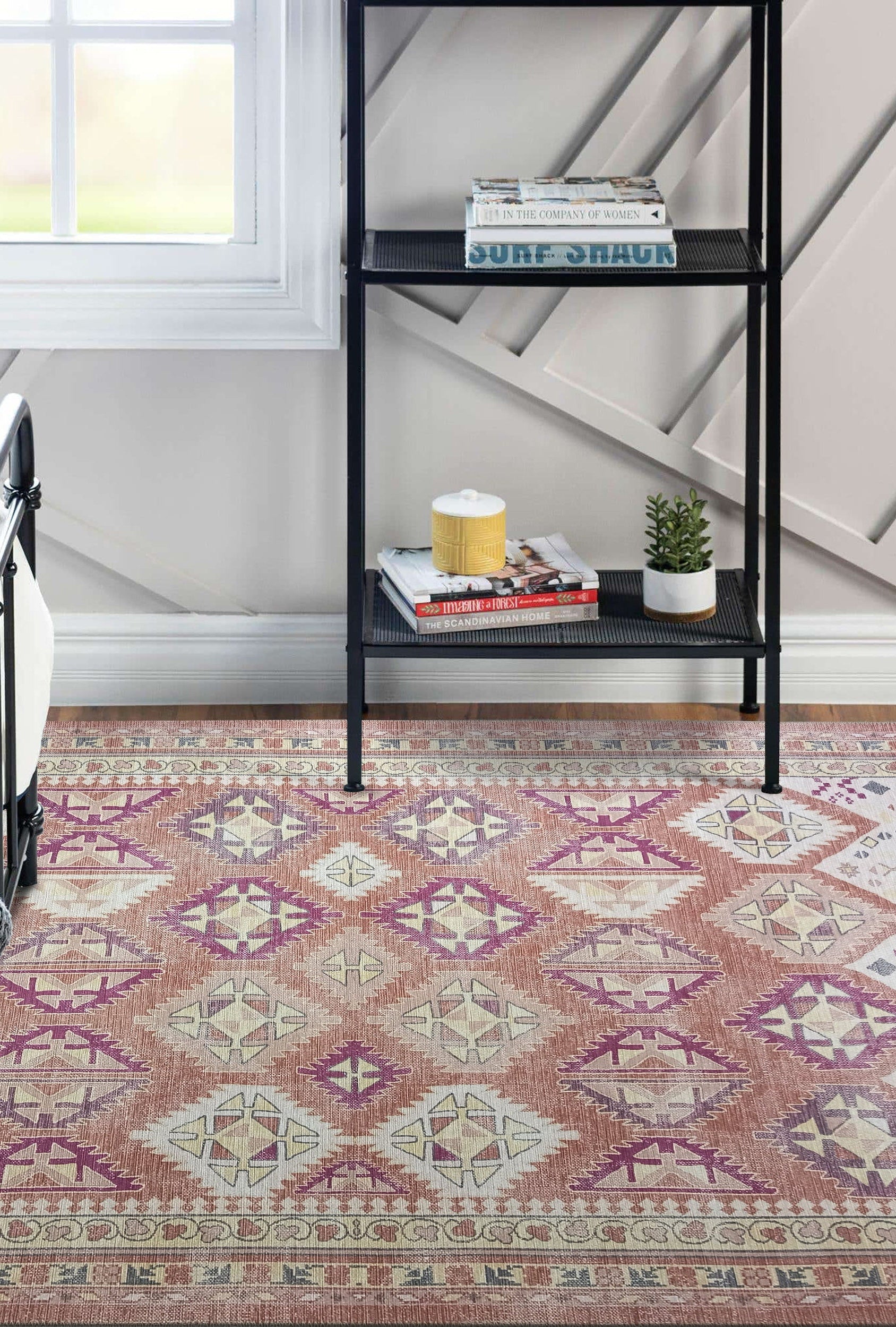 Louane Soft Herki Brown Vintage Rug