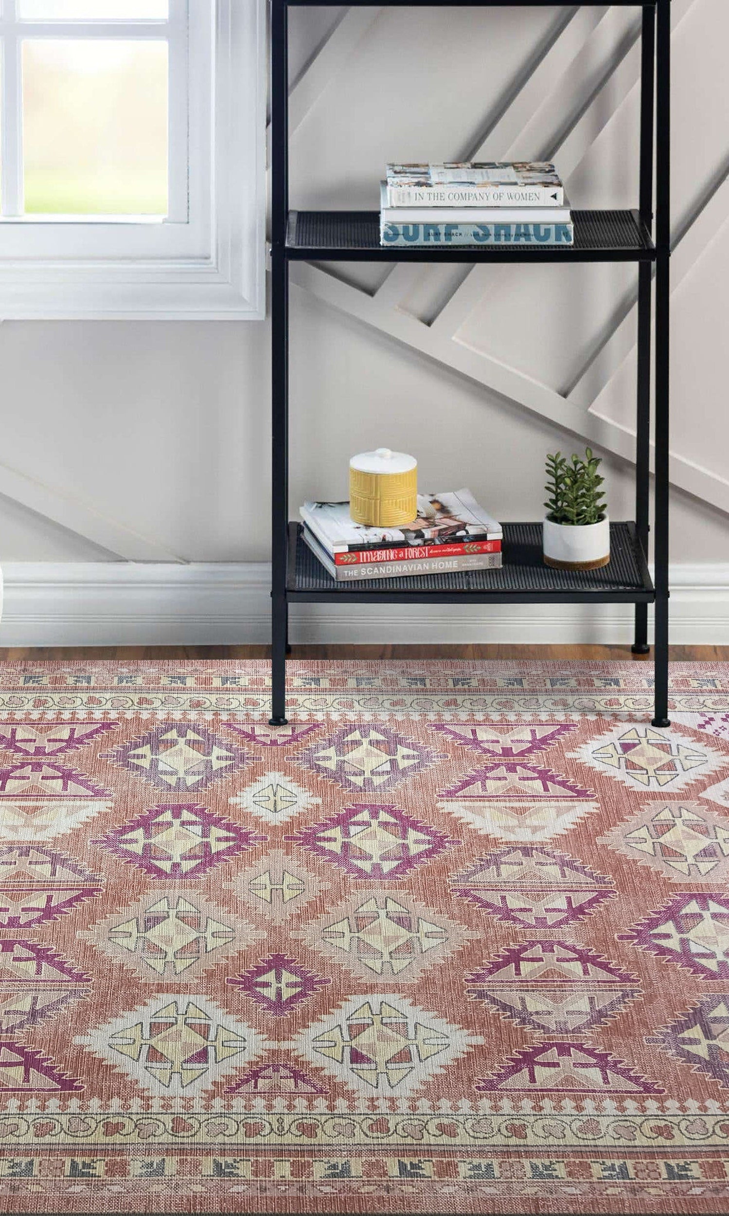 Louane Soft Herki Brown Vintage Rug