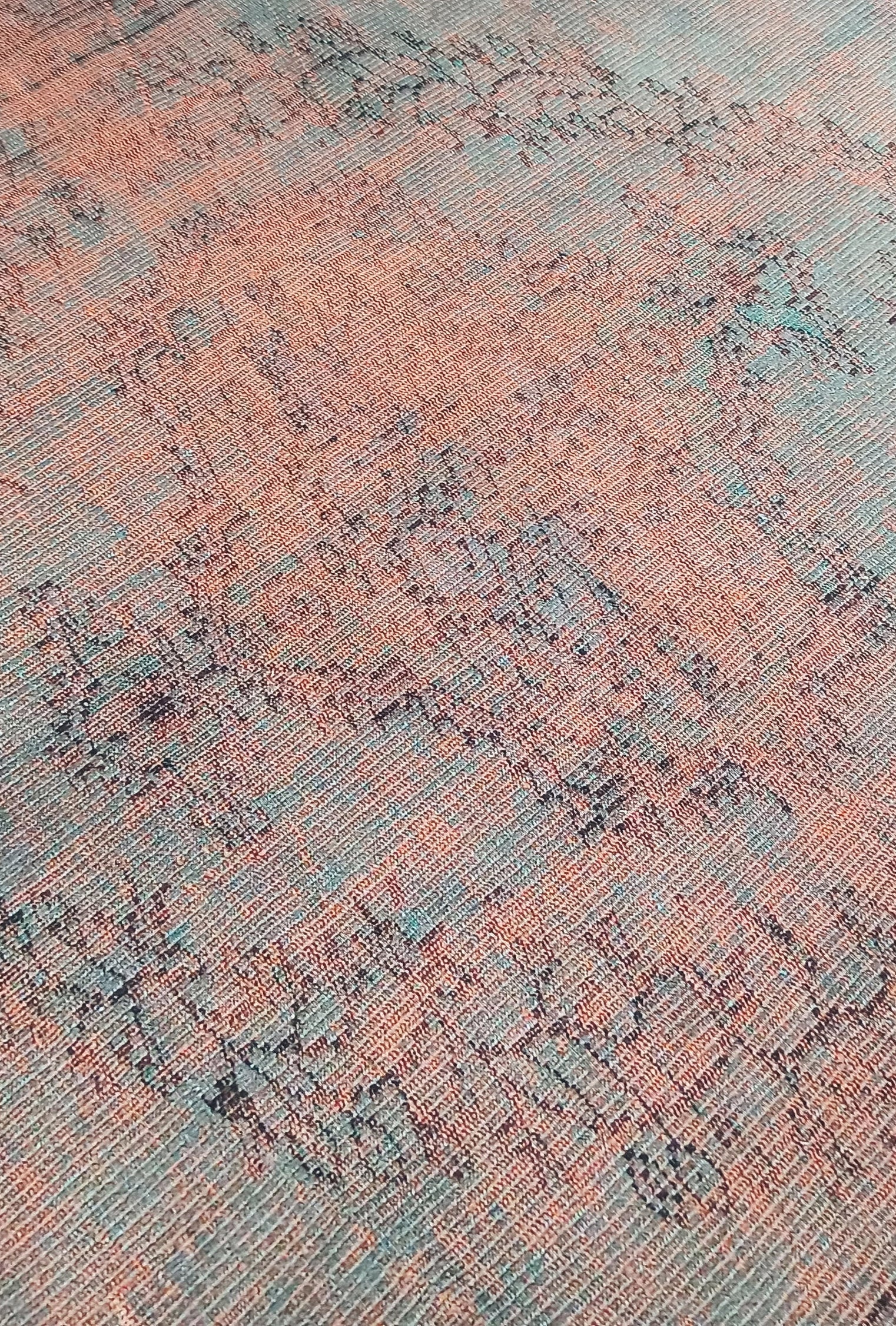 Sofya Rug Oriental Orange Dark Gray Rug