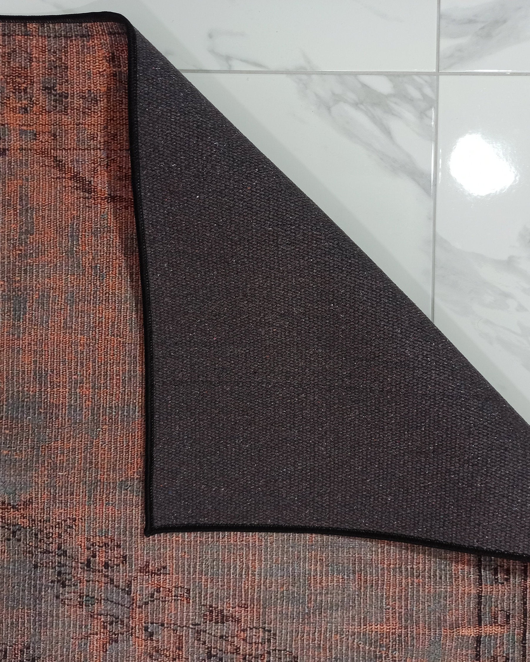 Sofya Rug Oriental Orange Dark Gray Rug