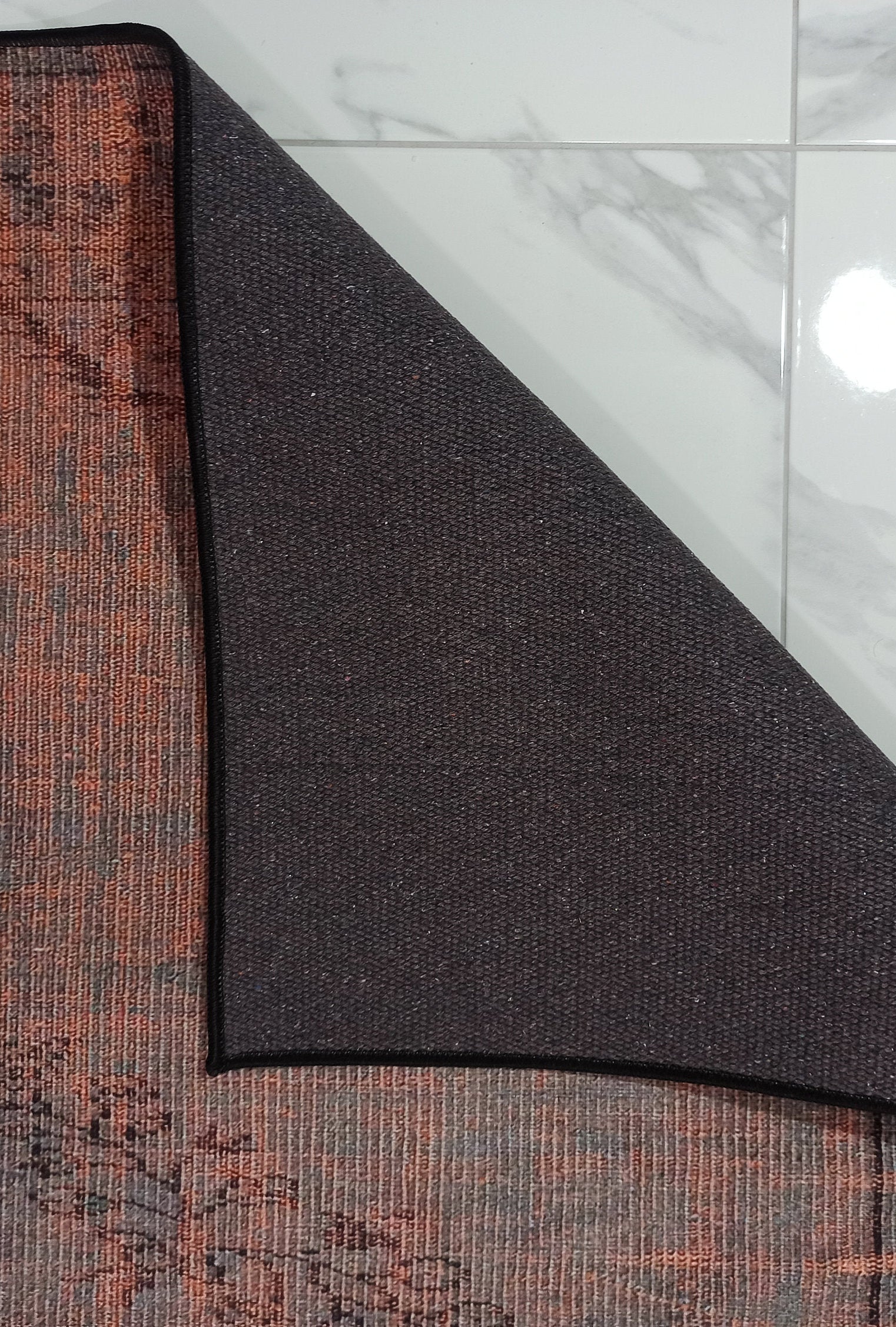 Sofya Rug Oriental Orange Dark Gray Rug