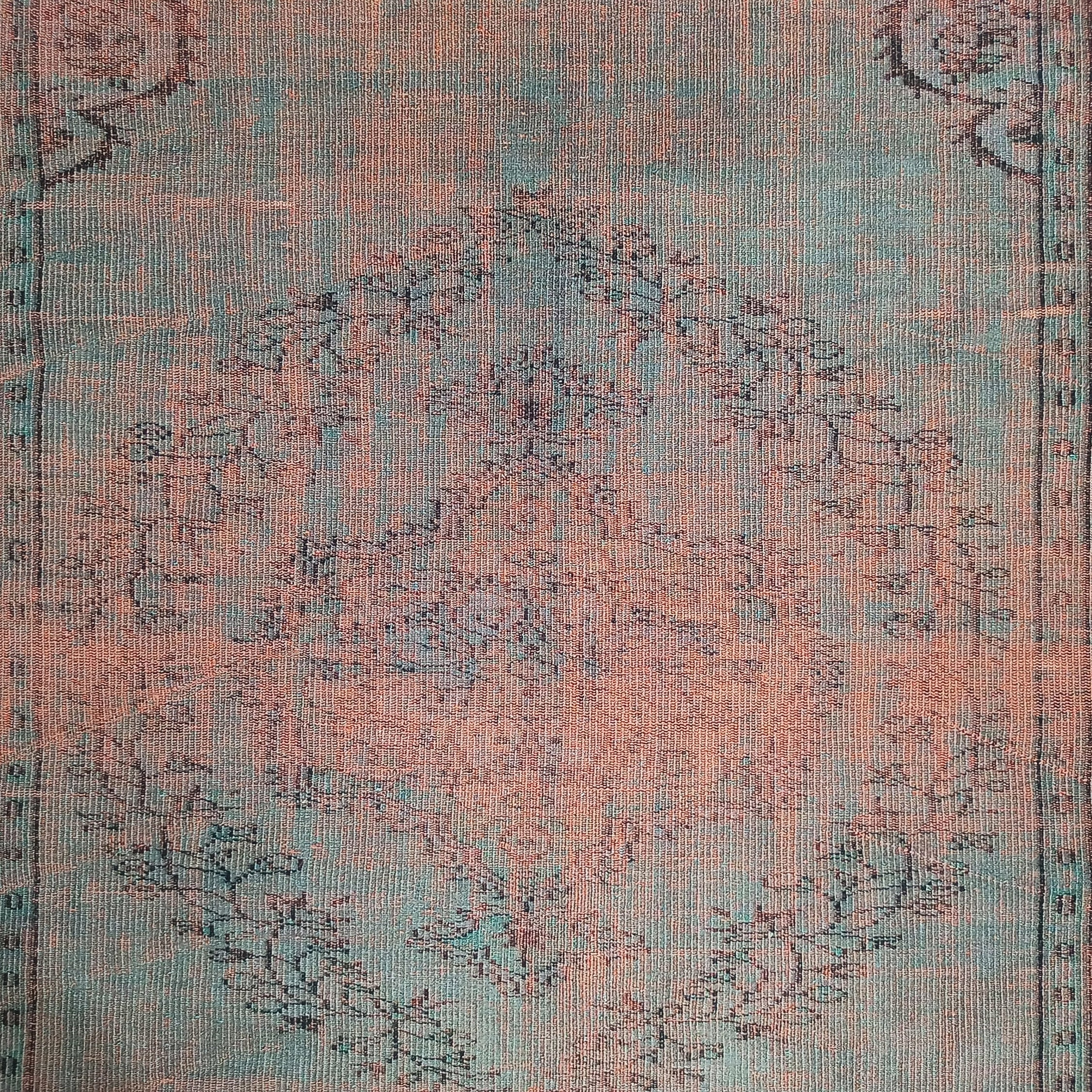 Sofya Rug Oriental Orange Dark Gray Rug