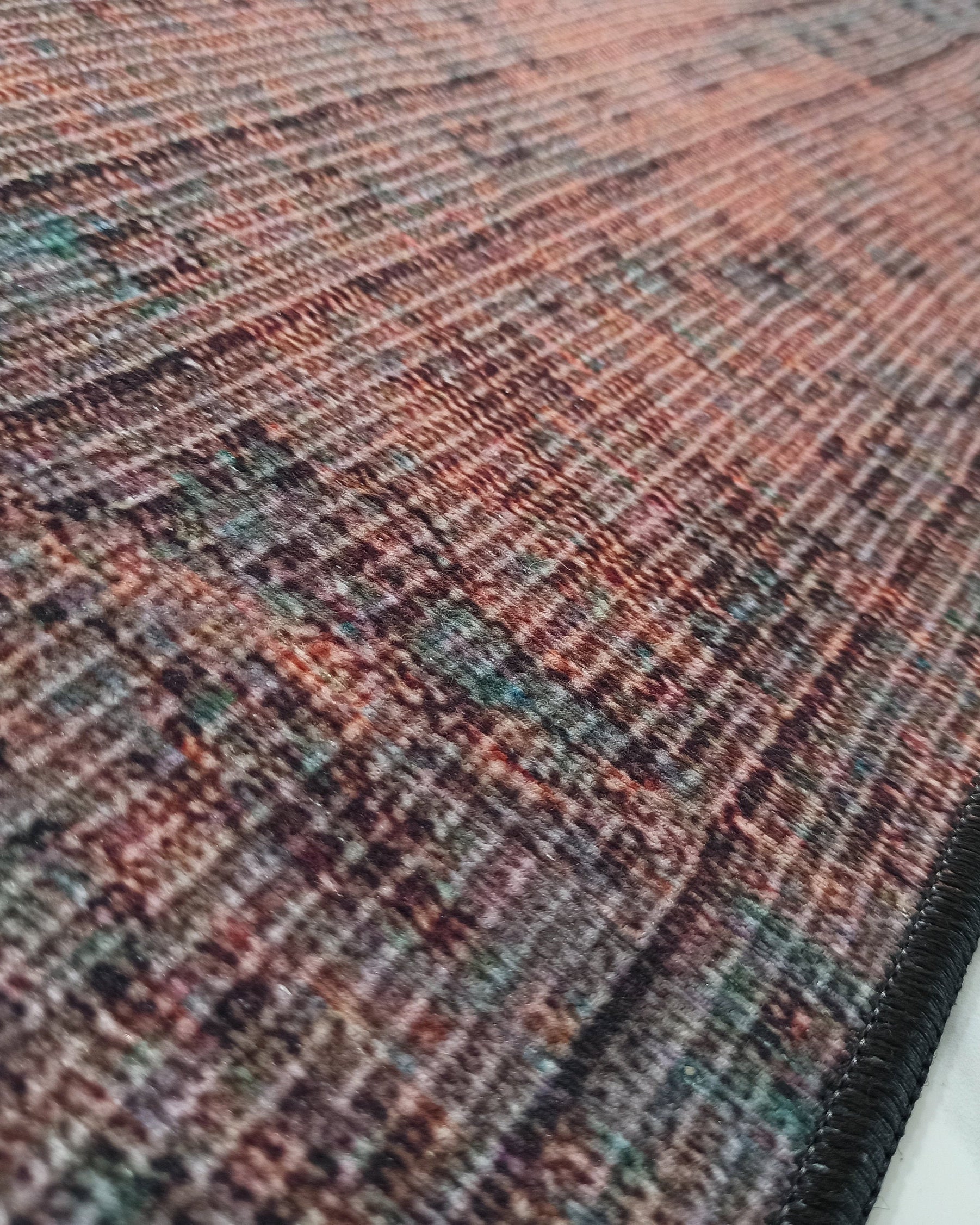 Sofya Rug Oriental Orange Dark Gray Rug