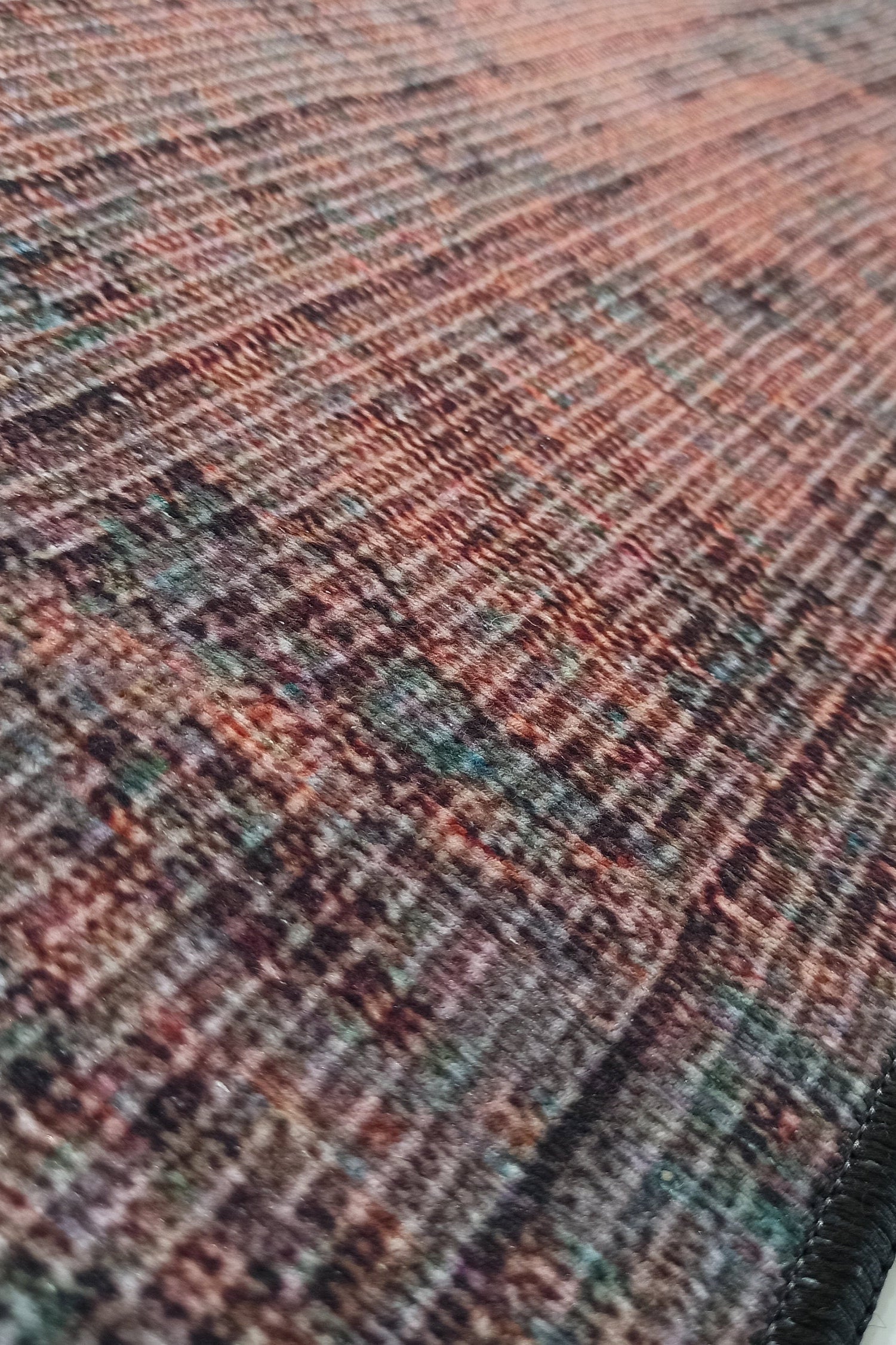 Sofya Rug Oriental Orange Dark Gray Rug