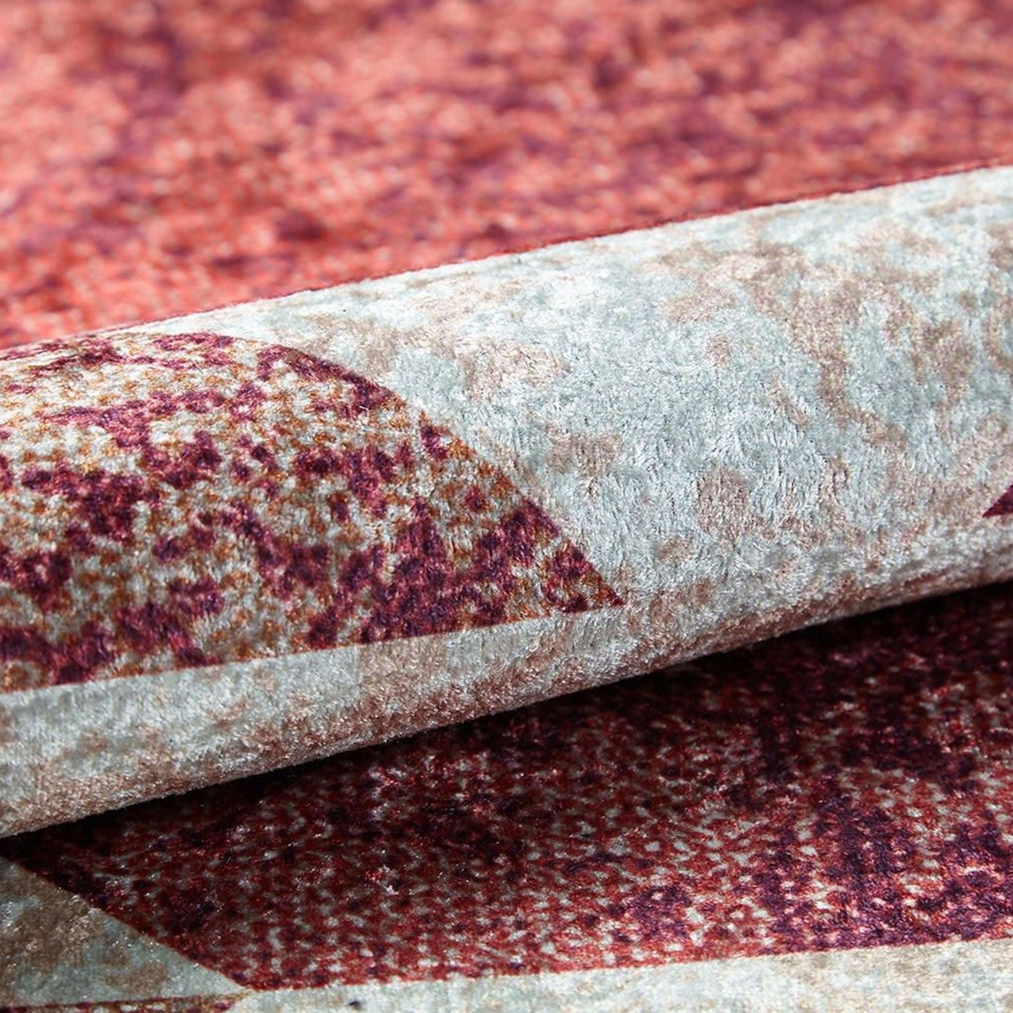 Souka Southwestern Kilim Pastel Beige Orange Rug