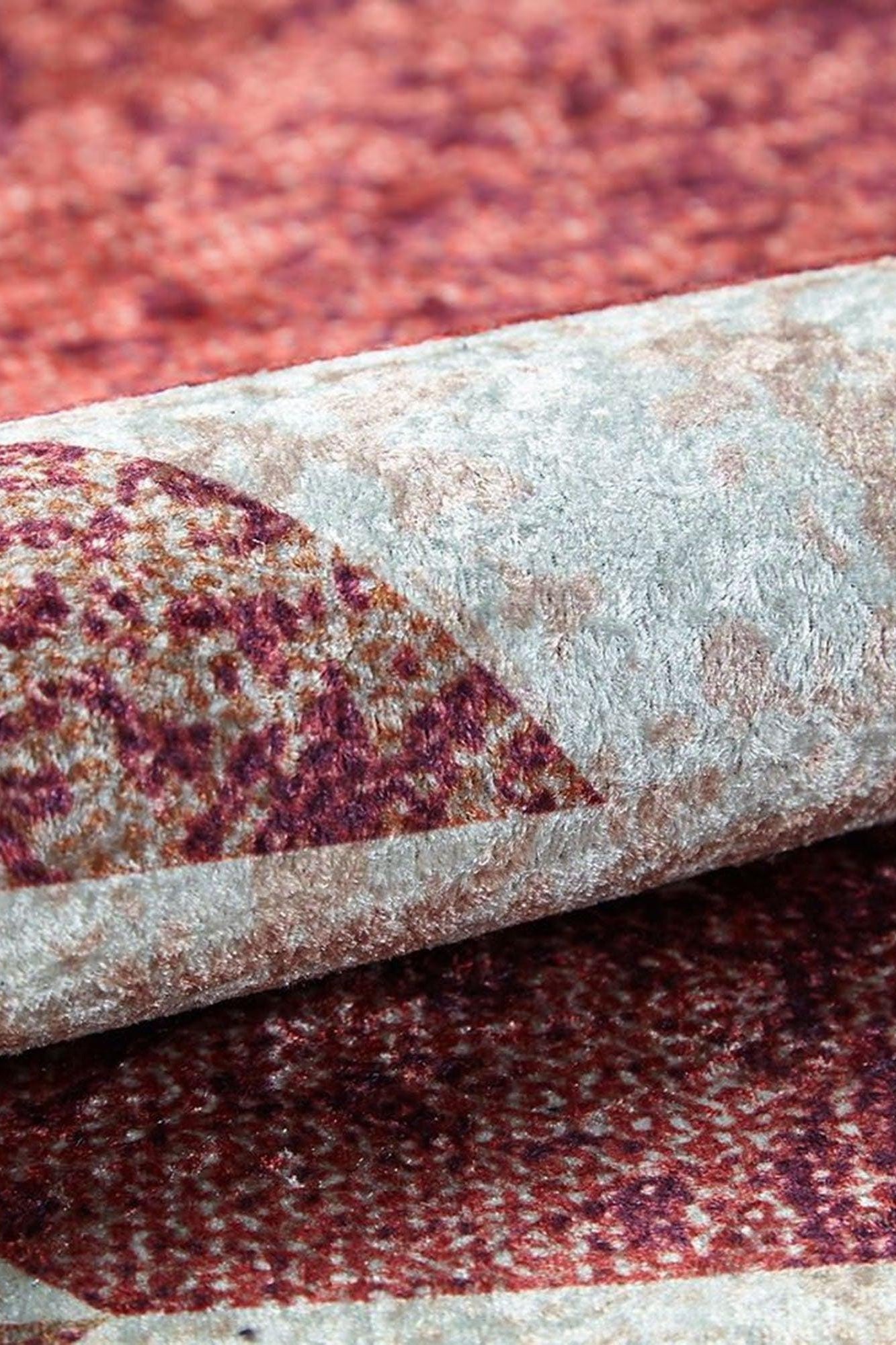 Souka Southwestern Kilim Pastel Beige Orange Rug