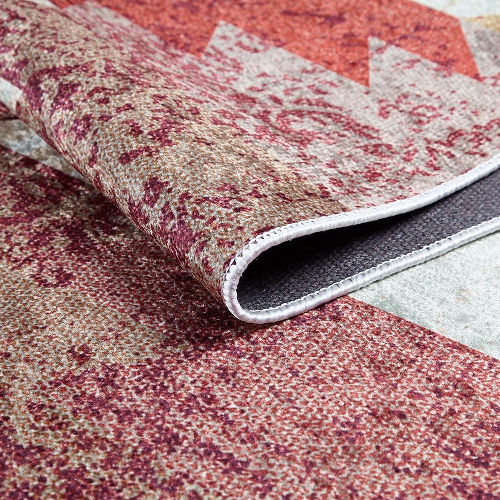 Souka Southwestern Kilim Pastel Beige Orange Rug