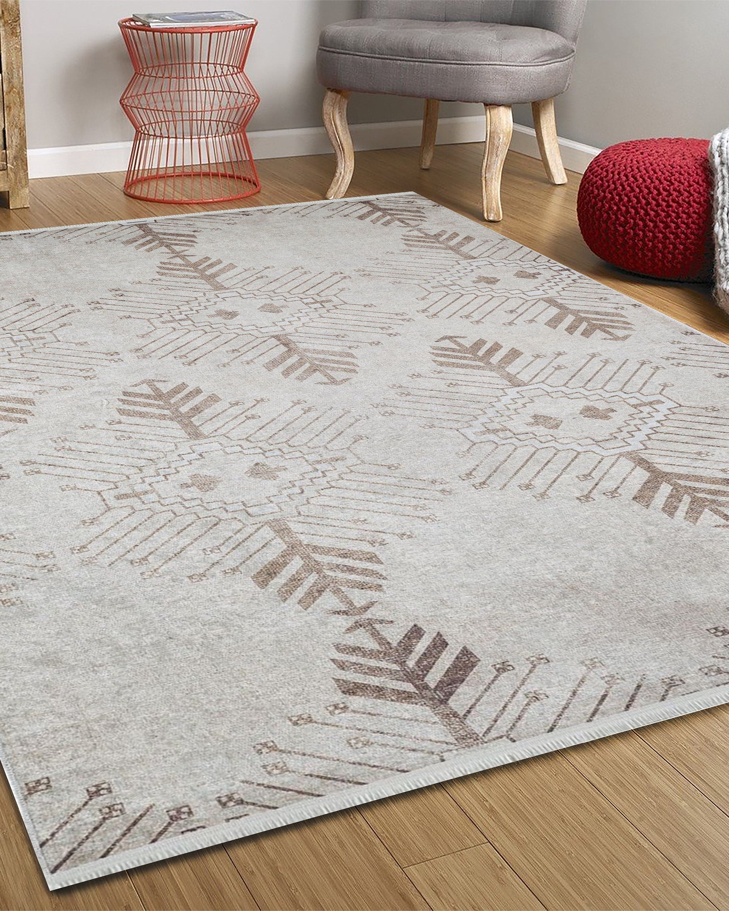 Suka Bohemian Beige Rug