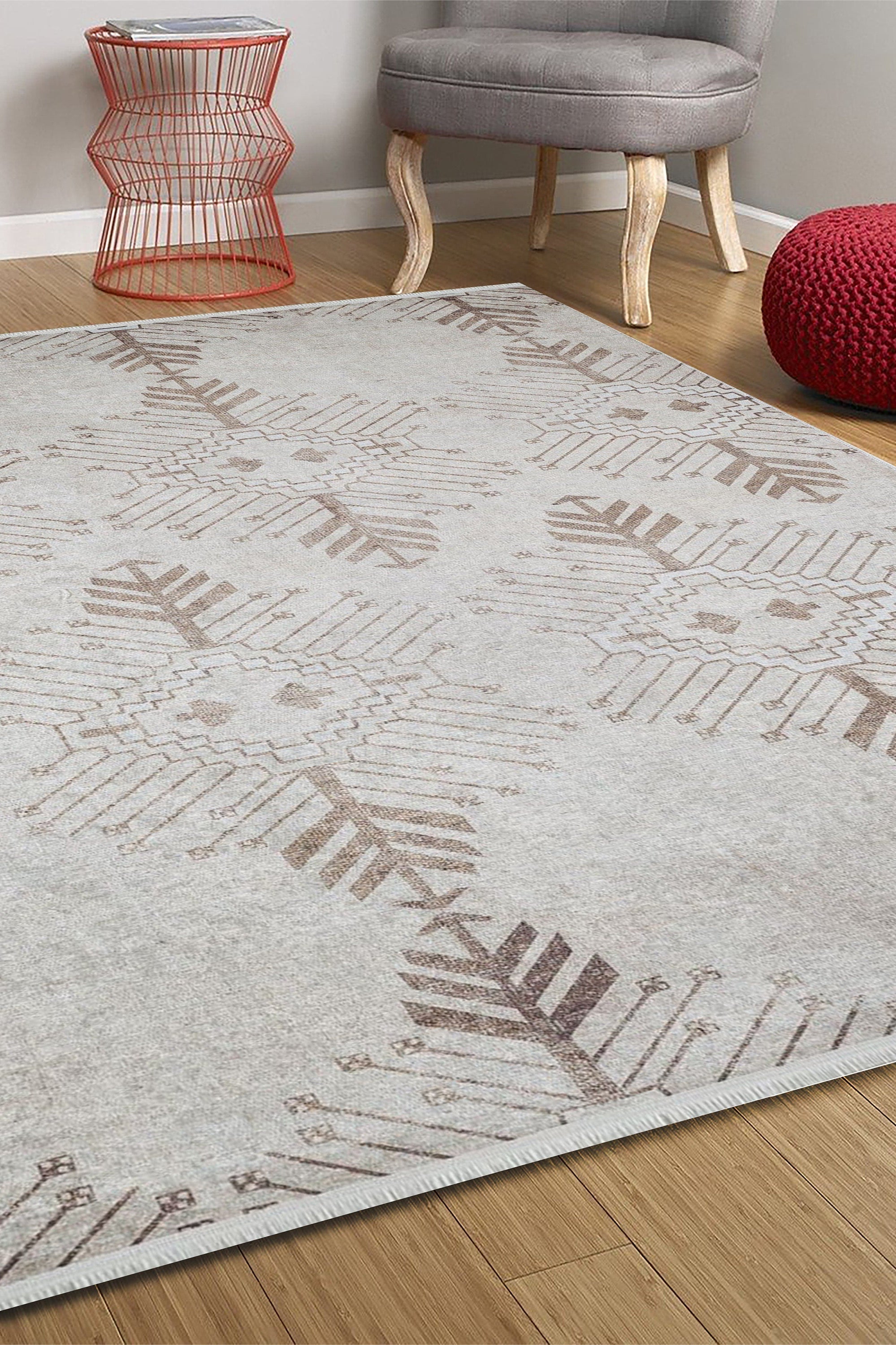 Suka Bohemian Beige Rug